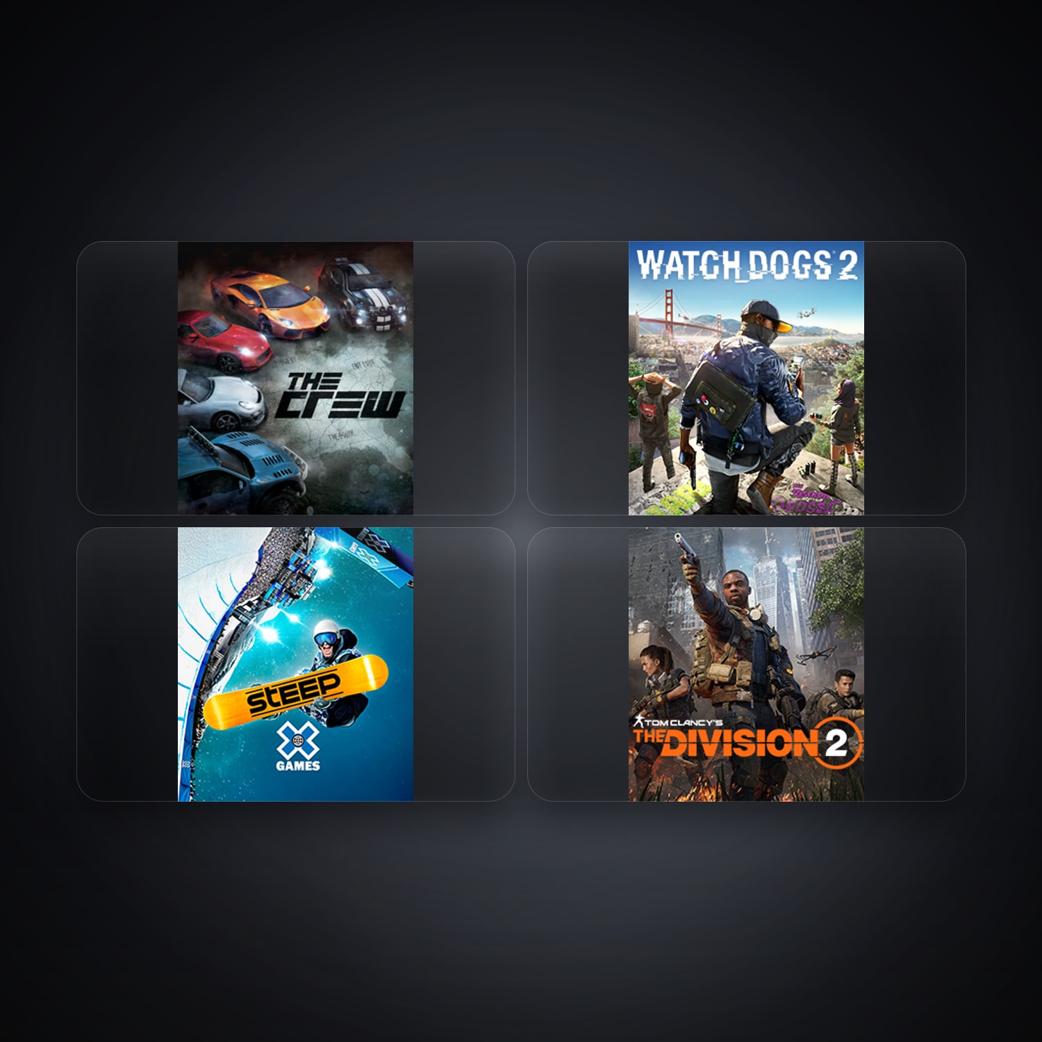 Ubisoft The Crew + WATCH_DOGS 2 — BR — 4 games — HabibiAccounts