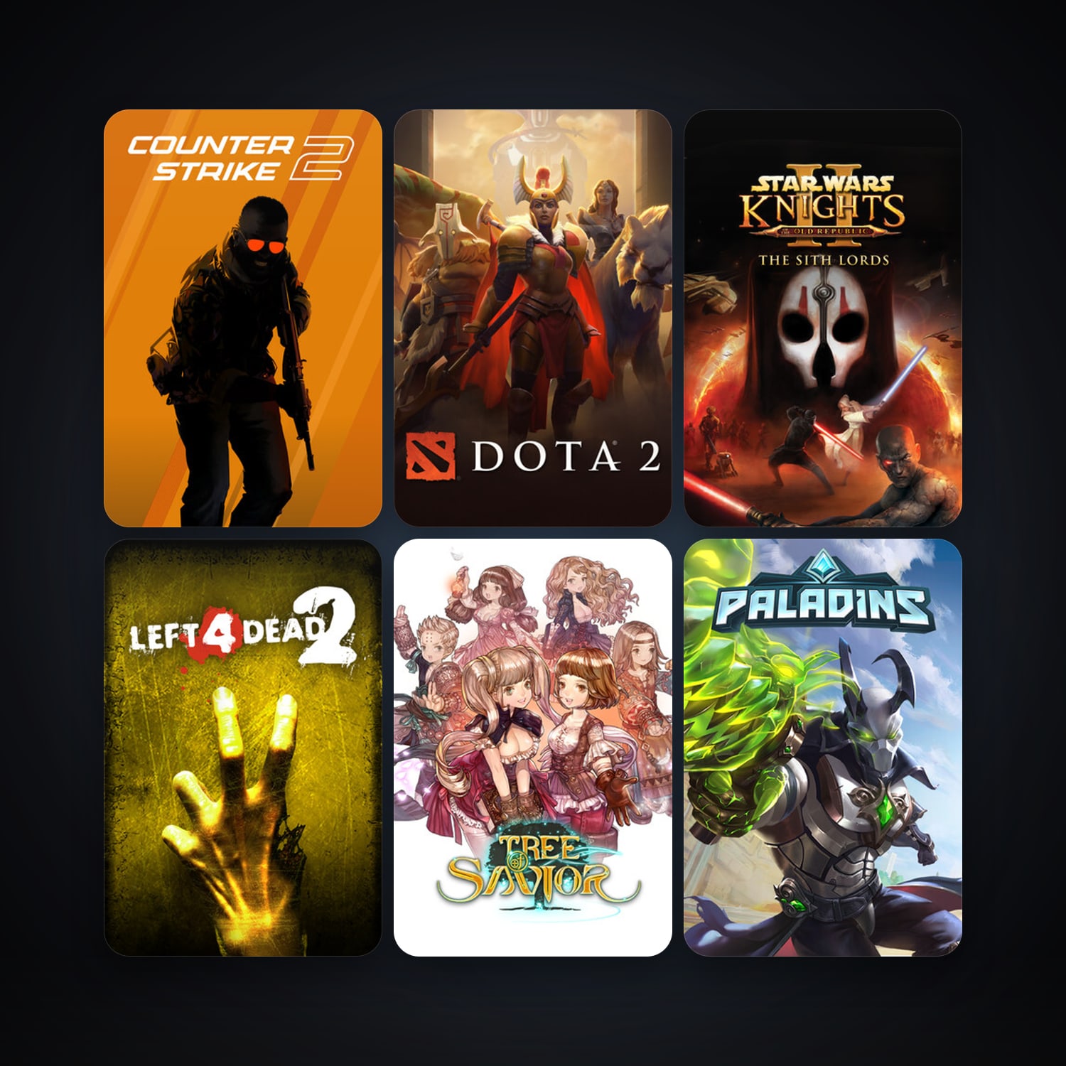 Left 4 Dead 2 + Dota 2, 25 games, clean — HabibiAccounts
