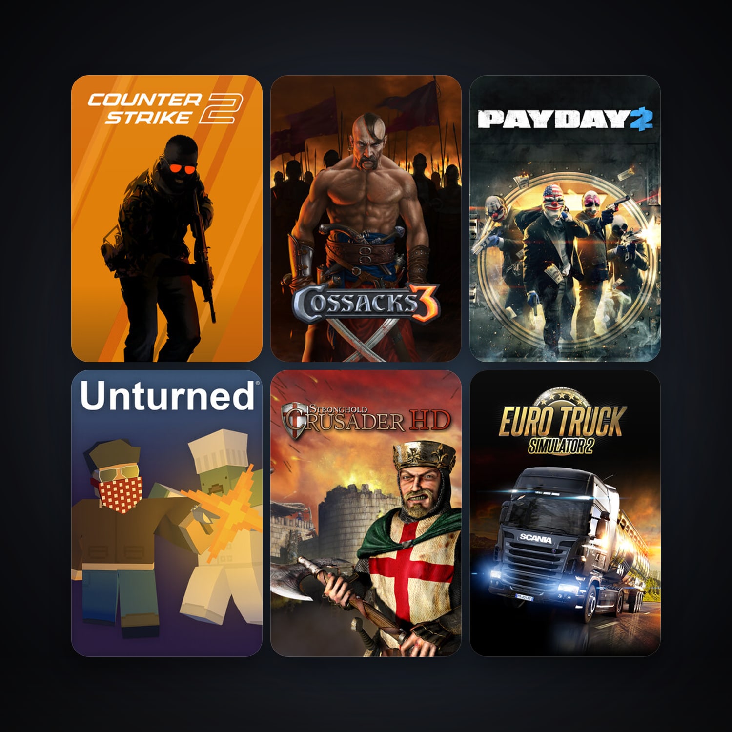 Counter-Strike + Team Fortress 2, 41 games, Steam 12, clean — HabibiAccounts