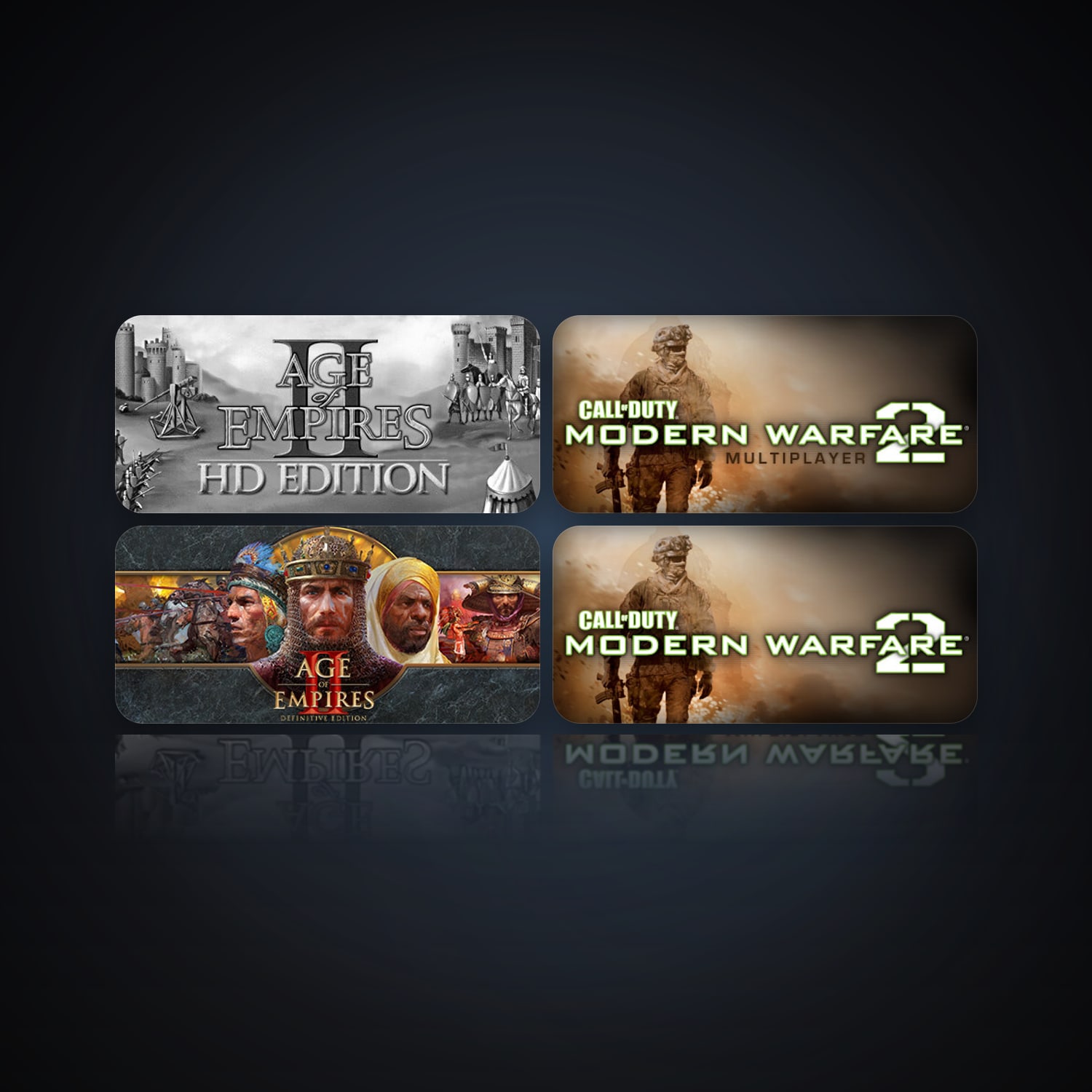 Age of Empires II & Call of Duty: Modern Warfare 2 - Multiplayer (2009) — HabibiAccounts