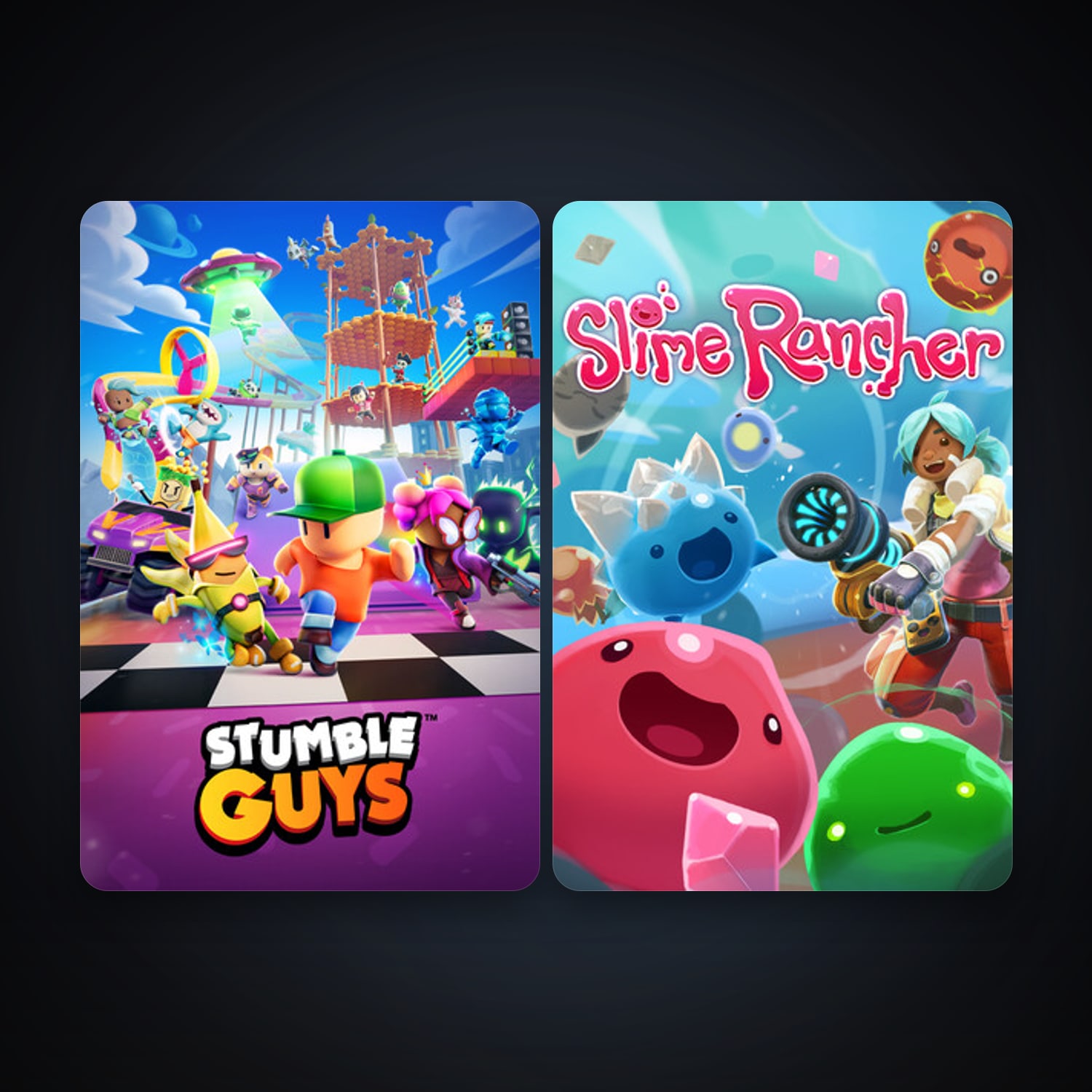 Slime Rancher + Stumble Guys, 6 games, clean — HabibiAccounts