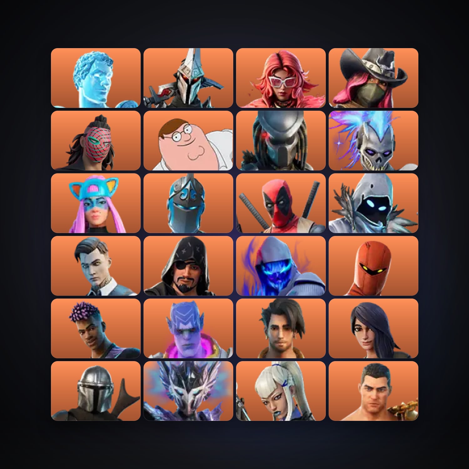 Fortnite account with Midas & Deadpool — 183 skins — 550 V-Bucks — lvl 3241 — HabibiAccounts
