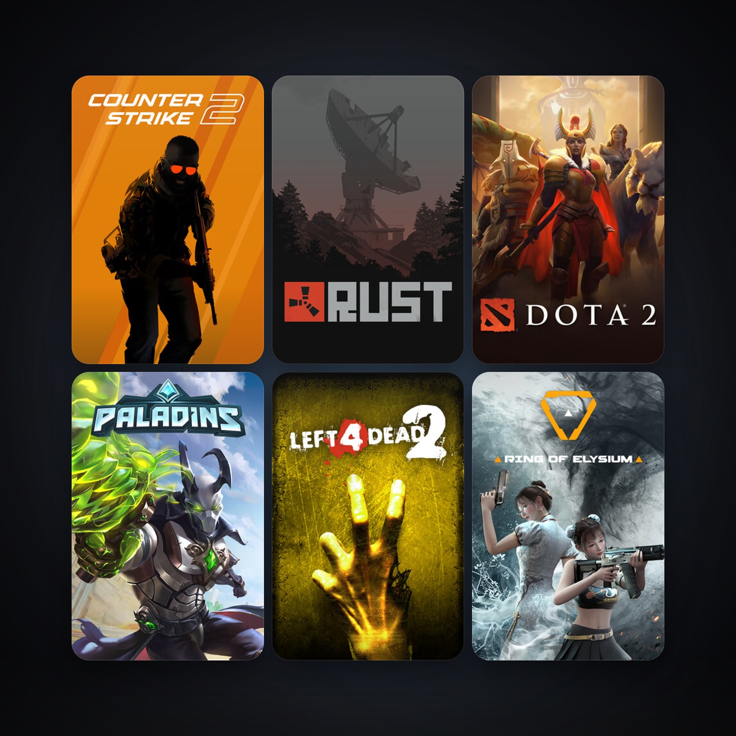 Left 4 Dead 2 + Dota 2, 28 games, clean — HabibiAccounts