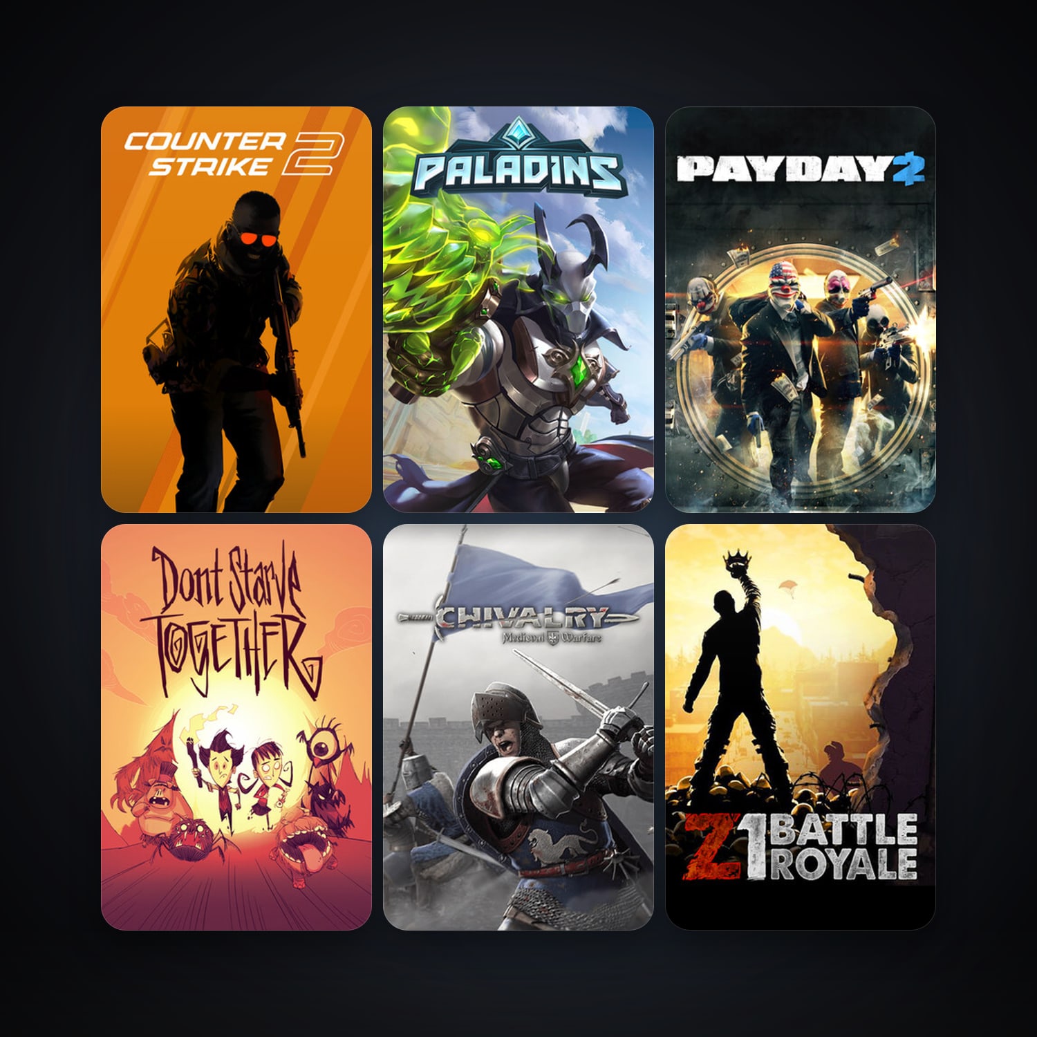 CS2 Prime + PAYDAY 2, 8 games, clean — HabibiAccounts