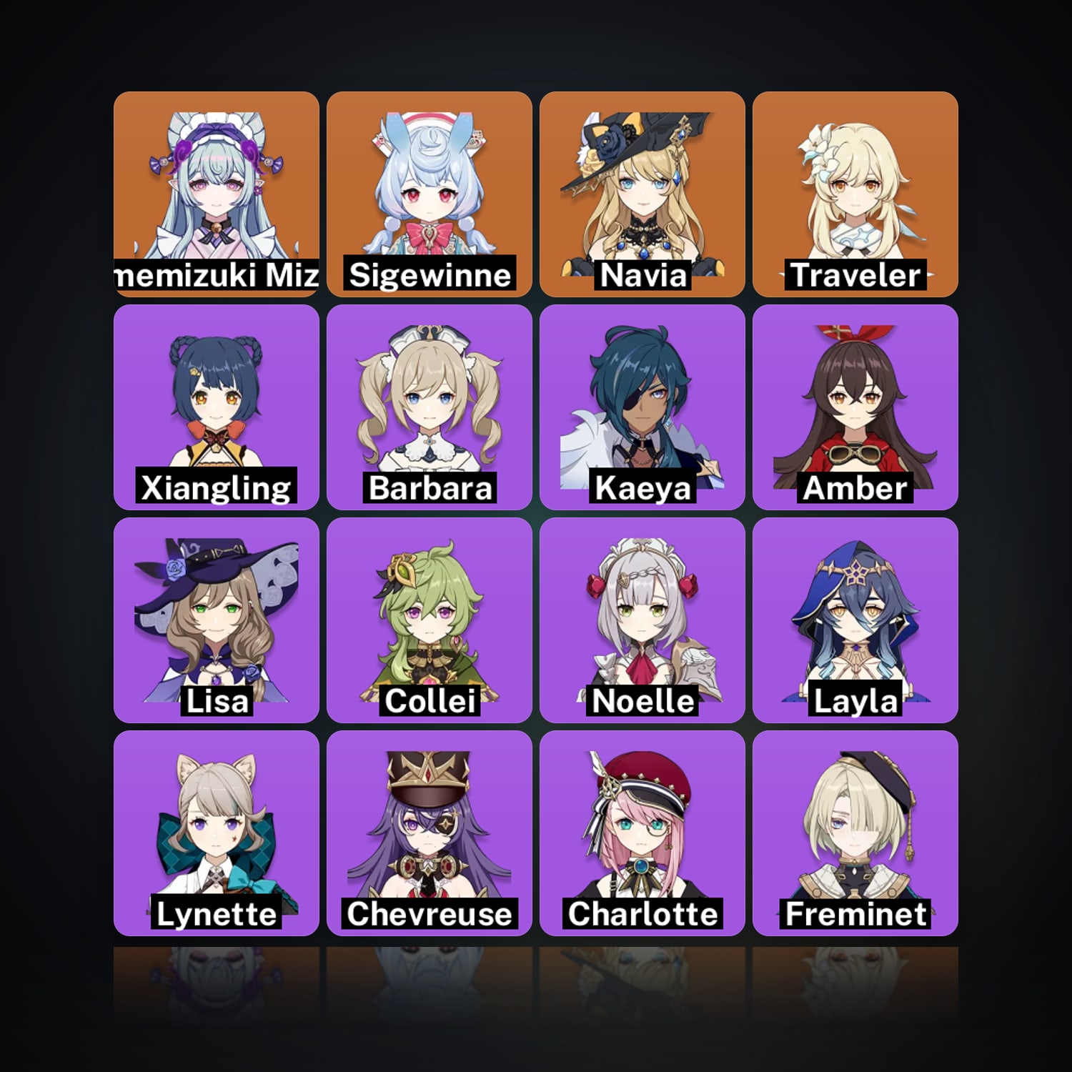 جينشن إمباكت | AR 44 | 17 شخصية | 3× 5★ — HabibiAccounts