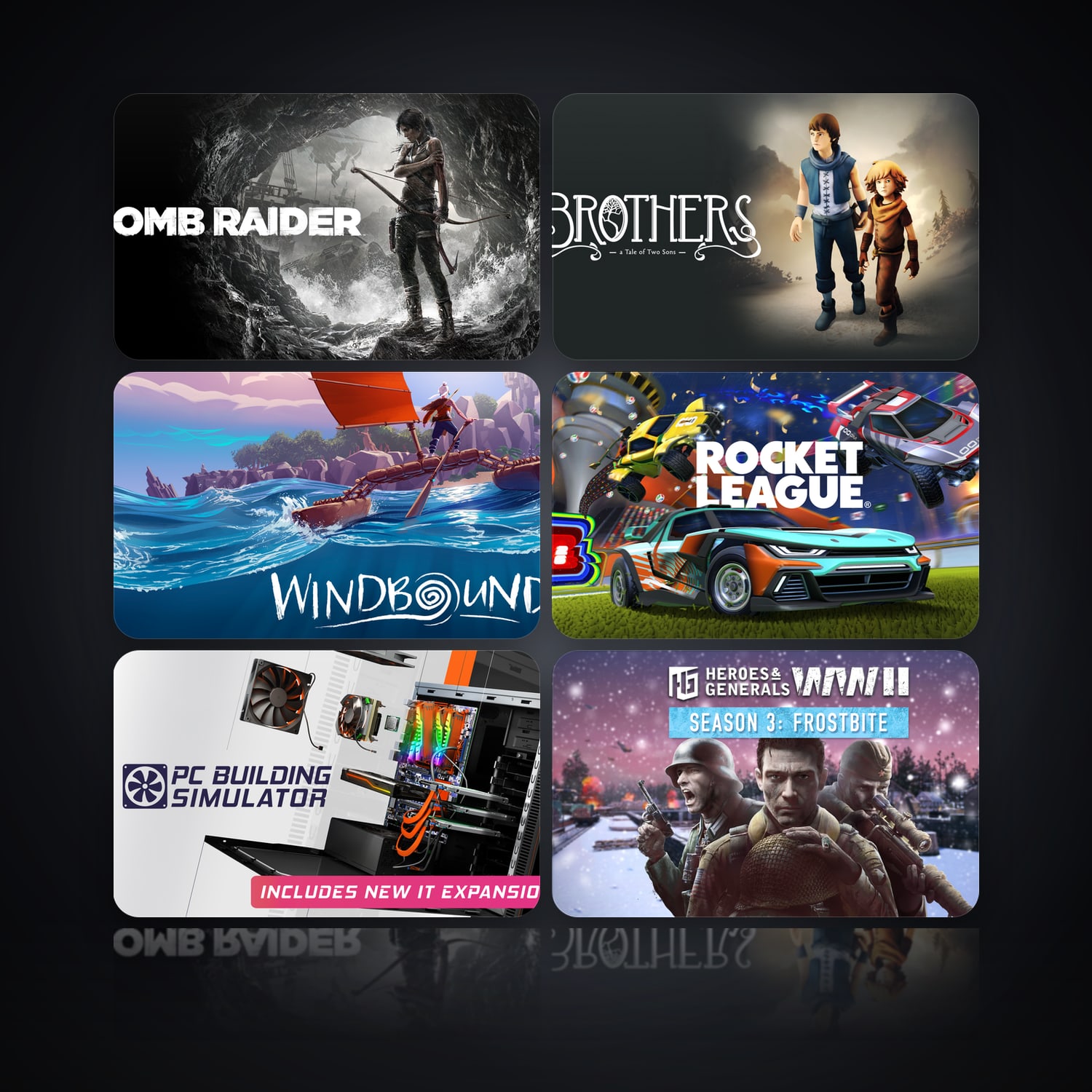 Tomb Raider GAME OF THE YEAR EDITION & Brothers - A Tale of Two Sons | 18 Games — HabibiAccounts