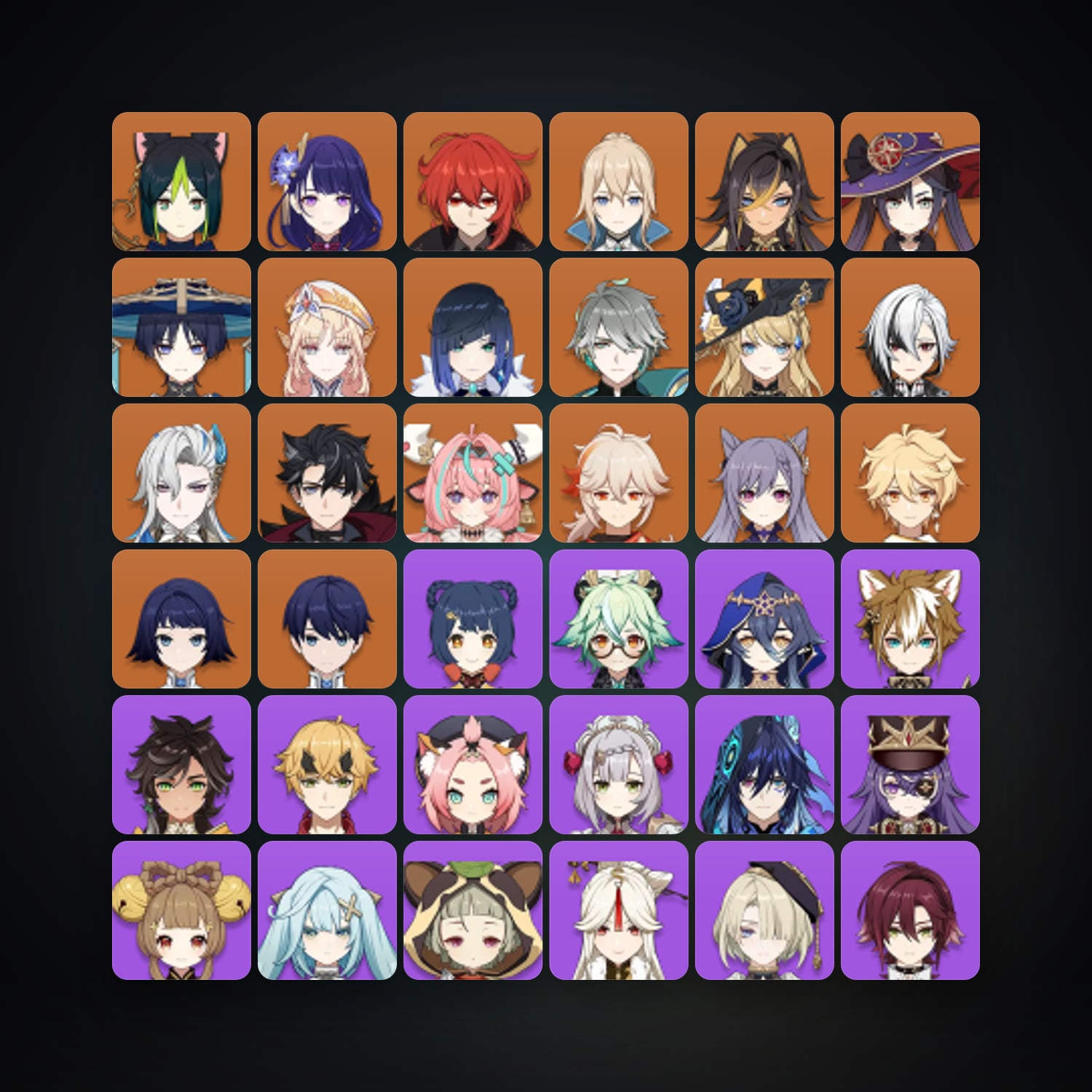 Genshin Impact | AR 57 | 68 Chars | 17× 5★ — HabibiAccounts