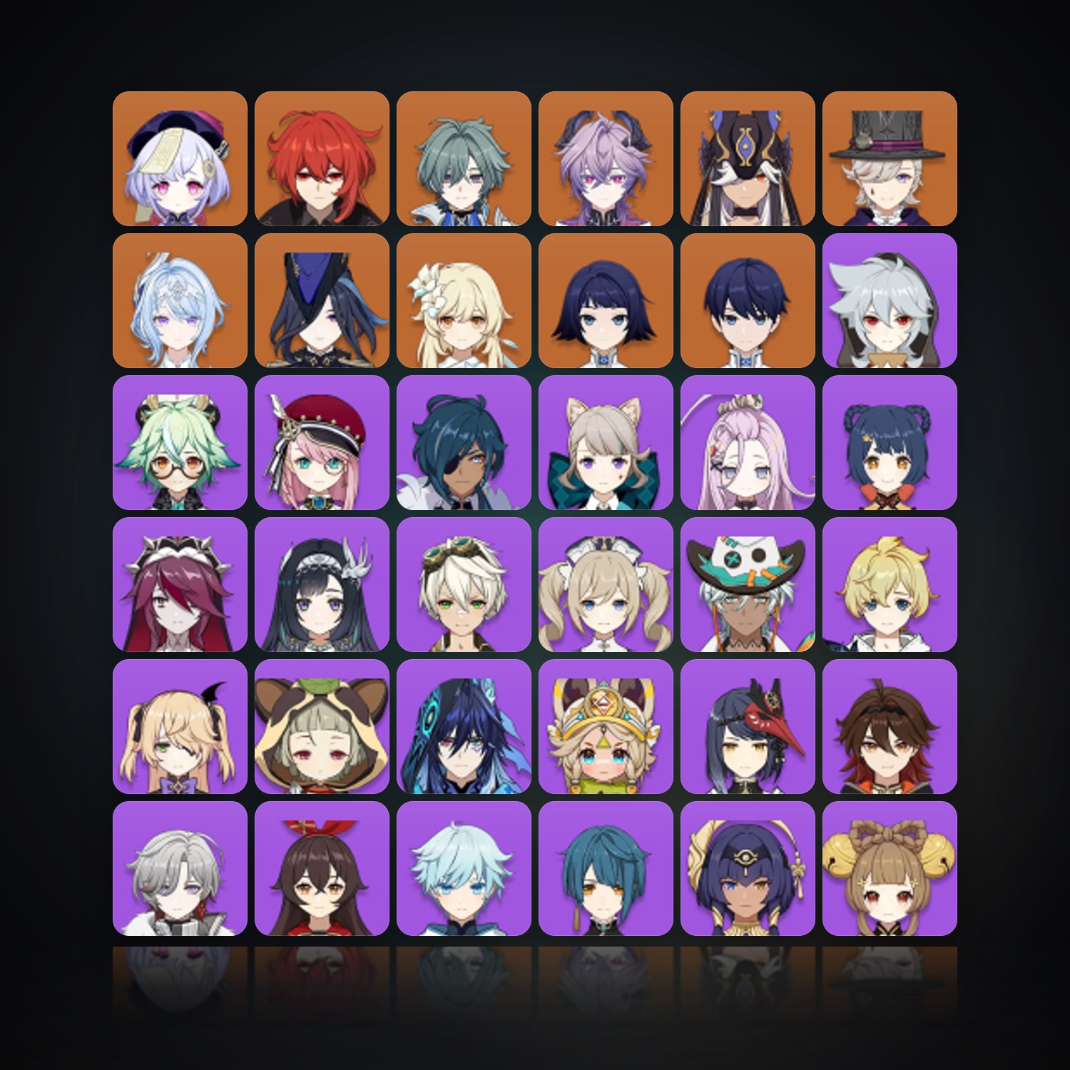 Genshin Impact | AR 56 | 51 Chars | 8× 5★ — HabibiAccounts