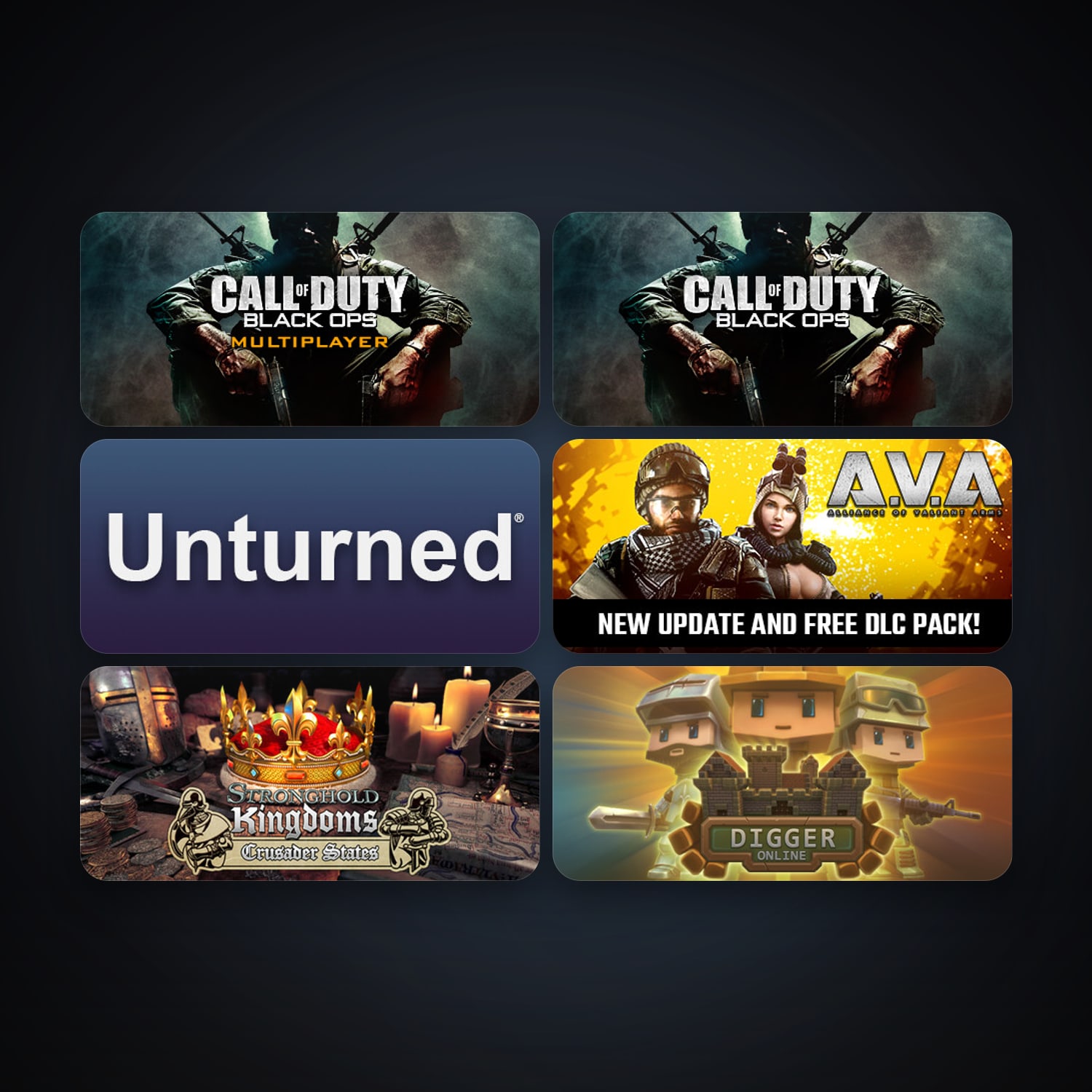 Call of Duty: Black Ops + Call of Duty: Black Ops Multiplayer, 17 games, clean — HabibiAccounts
