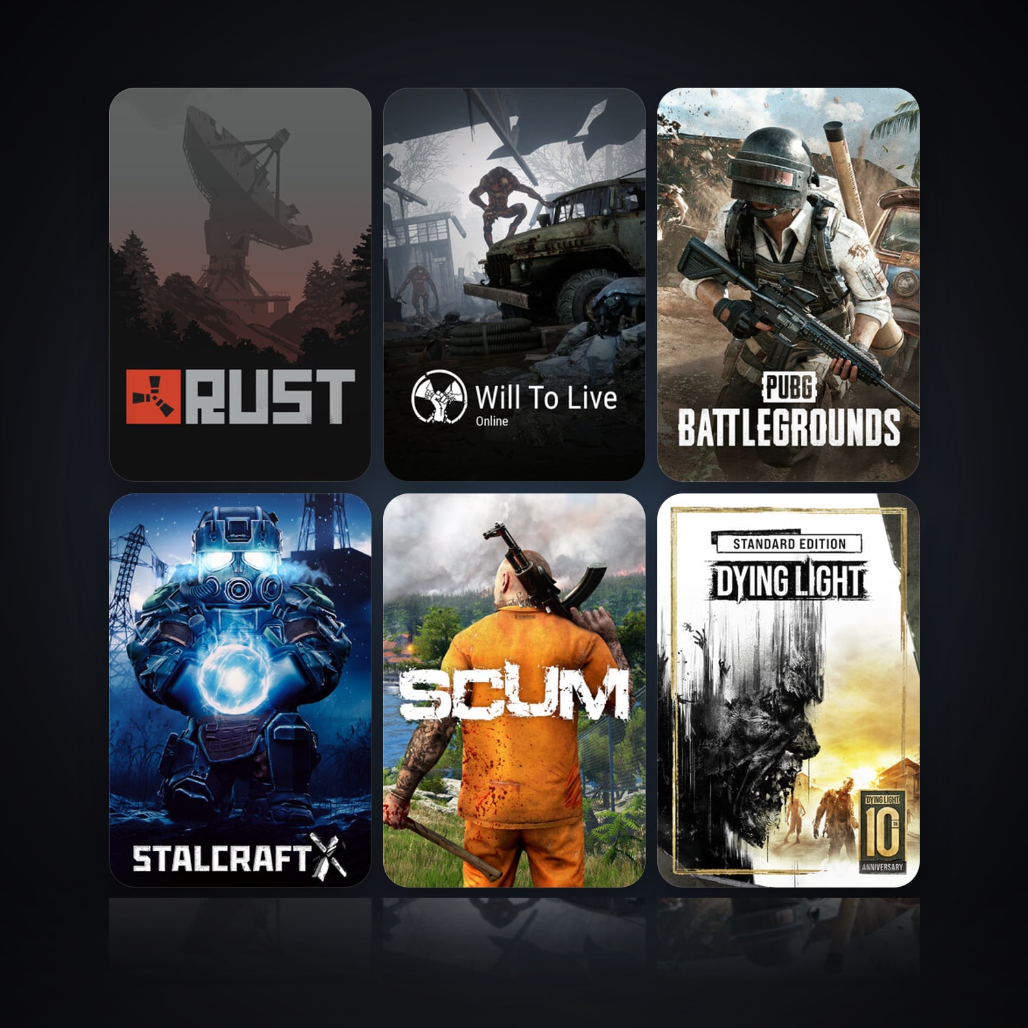 Rust & Will To Live Online | Level 10 | 40 Games | Has VAC — HabibiAccounts