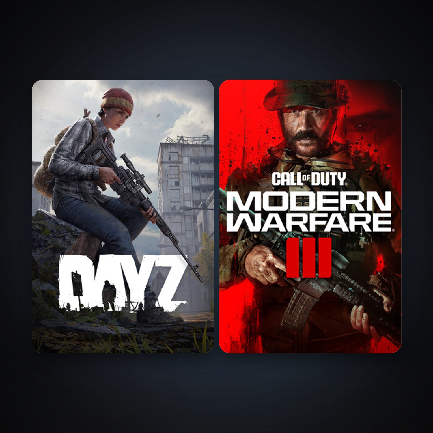DayZ + Call of Duty: Modern Warfare 3 (III), 8 games, clean — HabibiAccounts