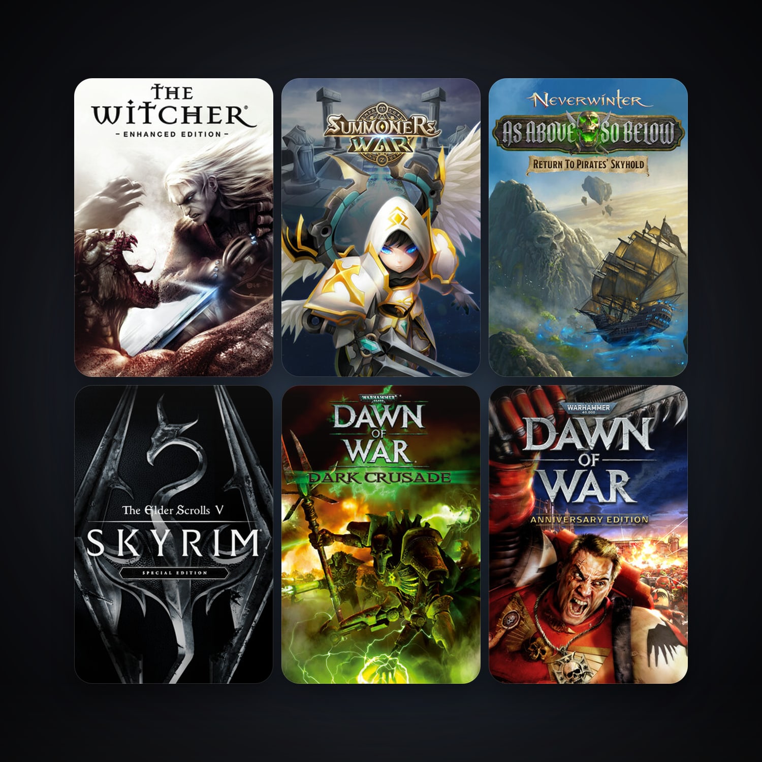 Warhammer 40,000: Dawn of War - Game of the Year Edition + Warhammer 40,000: Dawn of War - Dark Crusade, 30 games, clean — HabibiAccounts