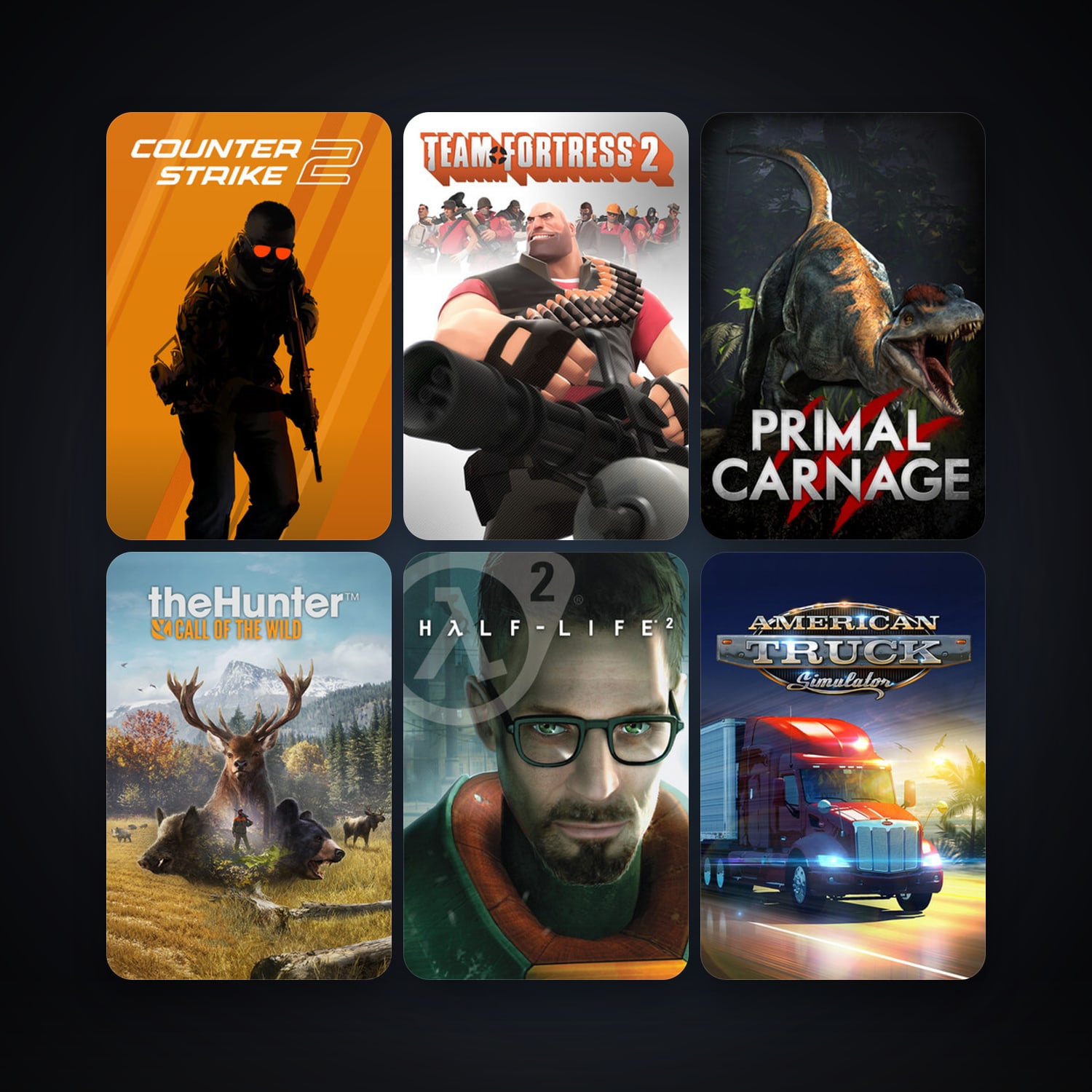 Half-Life 2 + Team Fortress 2, 20 games, Steam 11, clean — HabibiAccounts