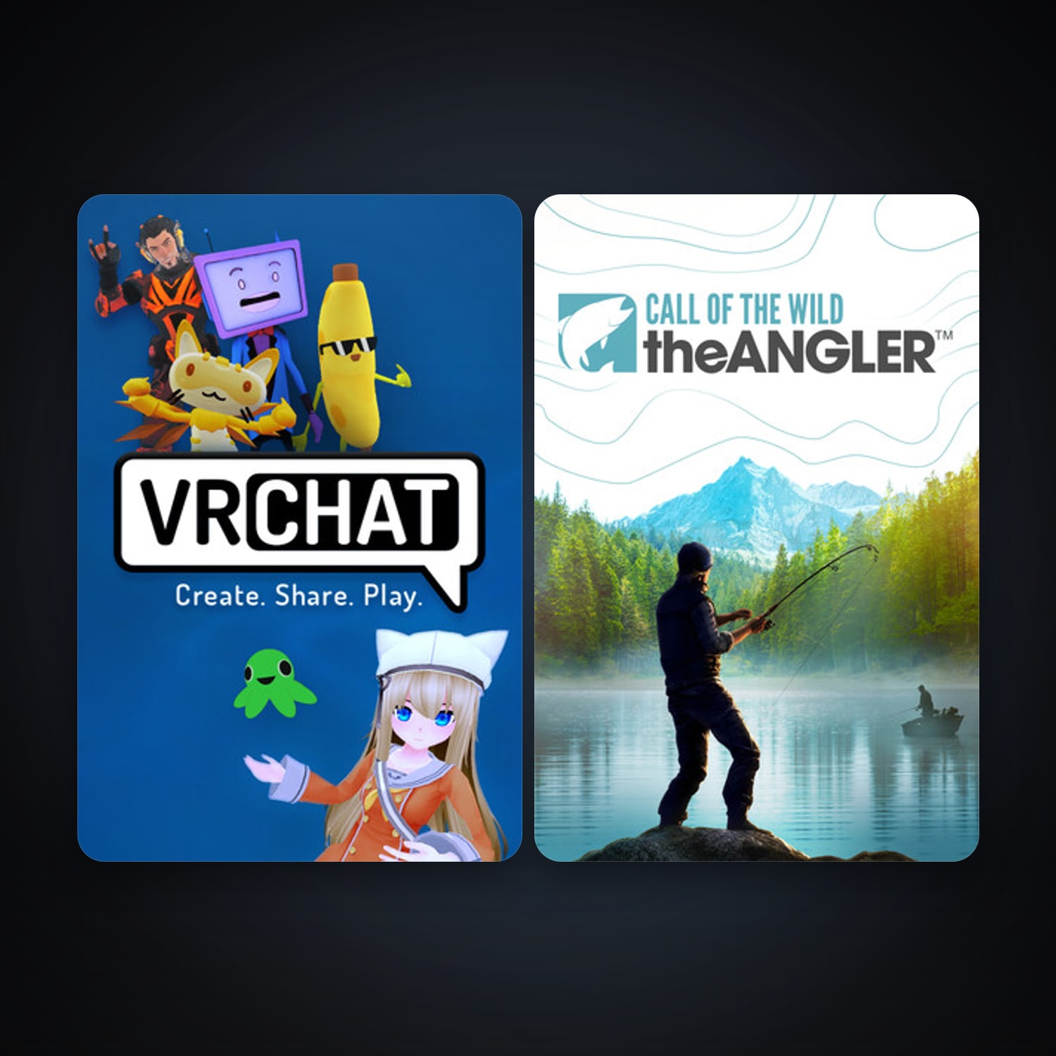 VRChat + Call of the Wild: The Angler™, 5 games, clean — HabibiAccounts