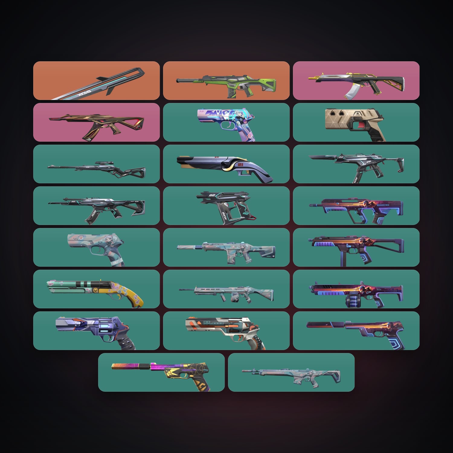 EU Silver 1 locker — 1 knives, 23 skins, lvl 148 — HabibiAccounts