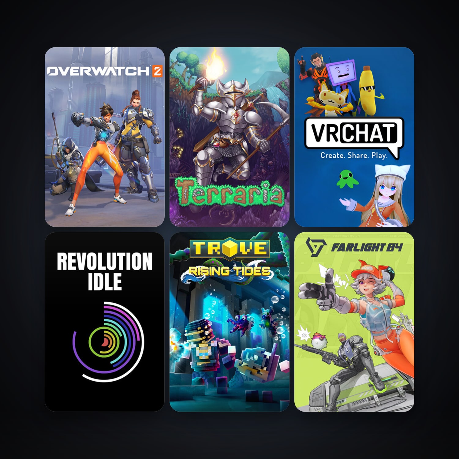 Terraria + Trove, 9 games, clean — HabibiAccounts