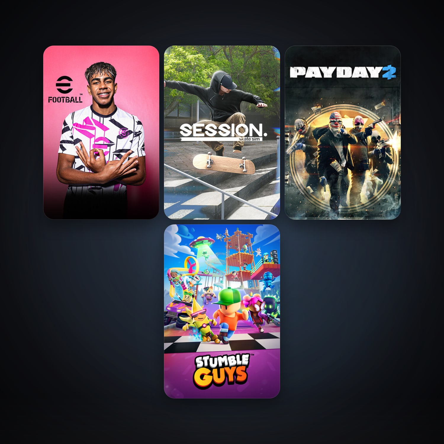 PAYDAY 2 + Session: Skateboarding Sim Game, 6 games, clean — HabibiAccounts