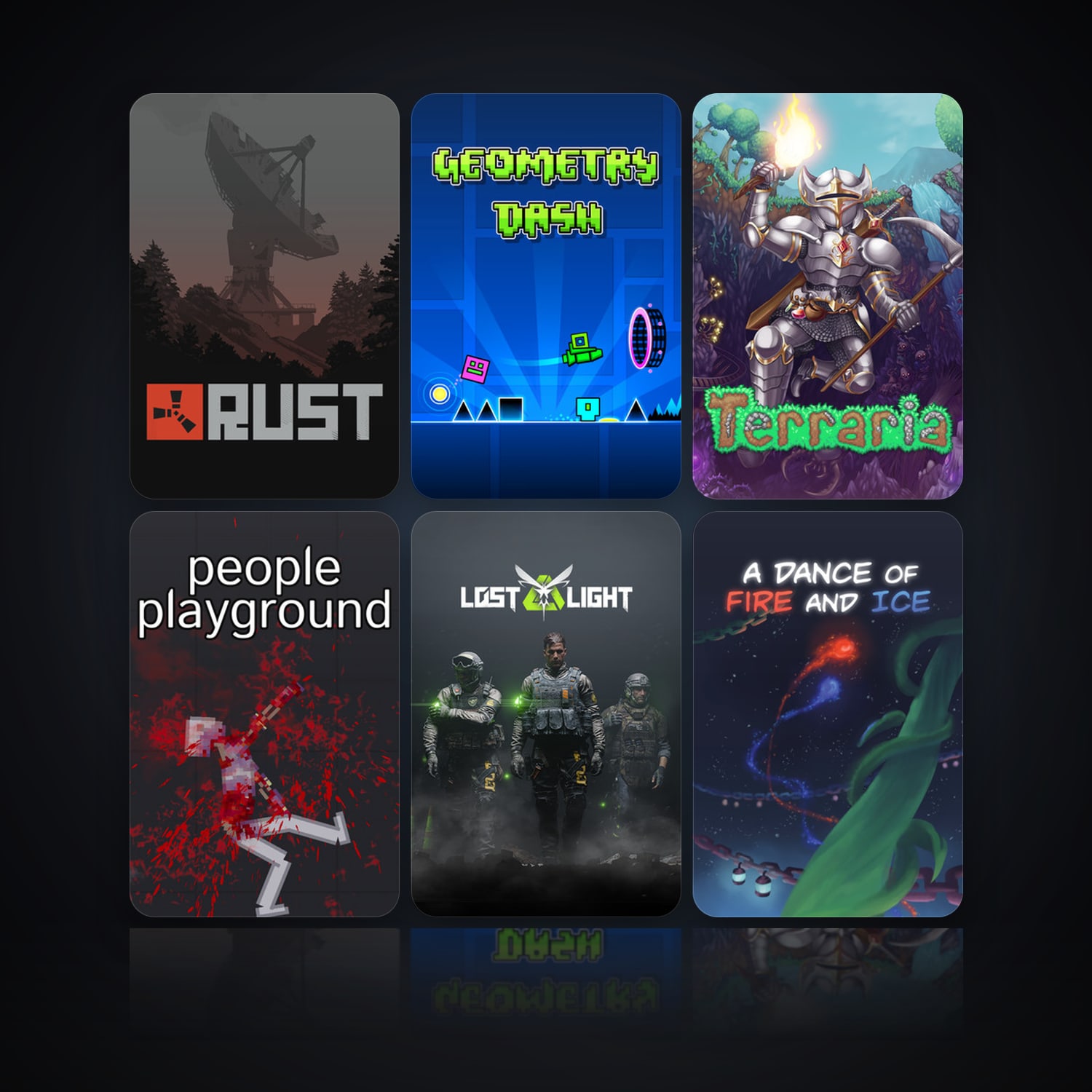 Rust & Geometry Dash | 25 Games | Has VAC — HabibiAccounts