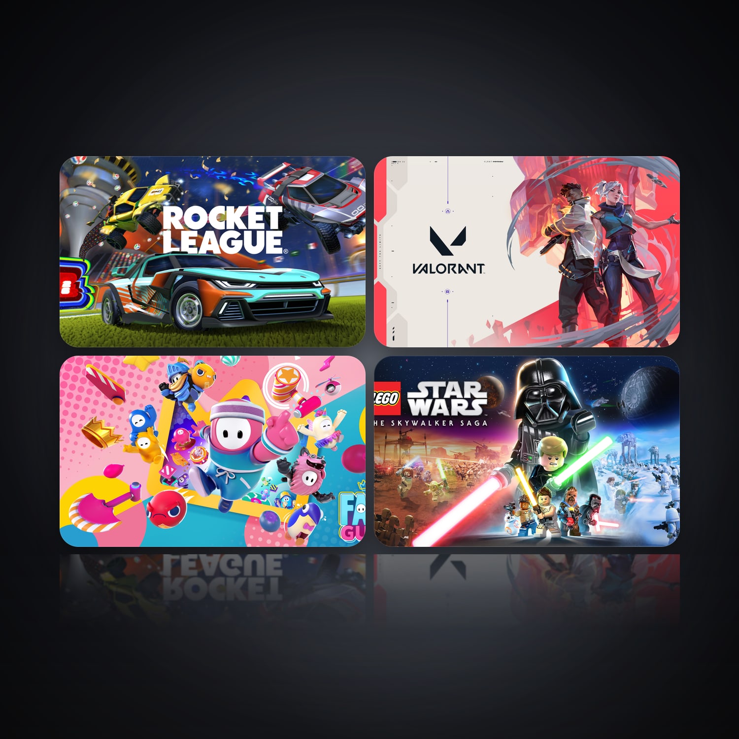 Rocket League & VALORANT | 4 Games — HabibiAccounts
