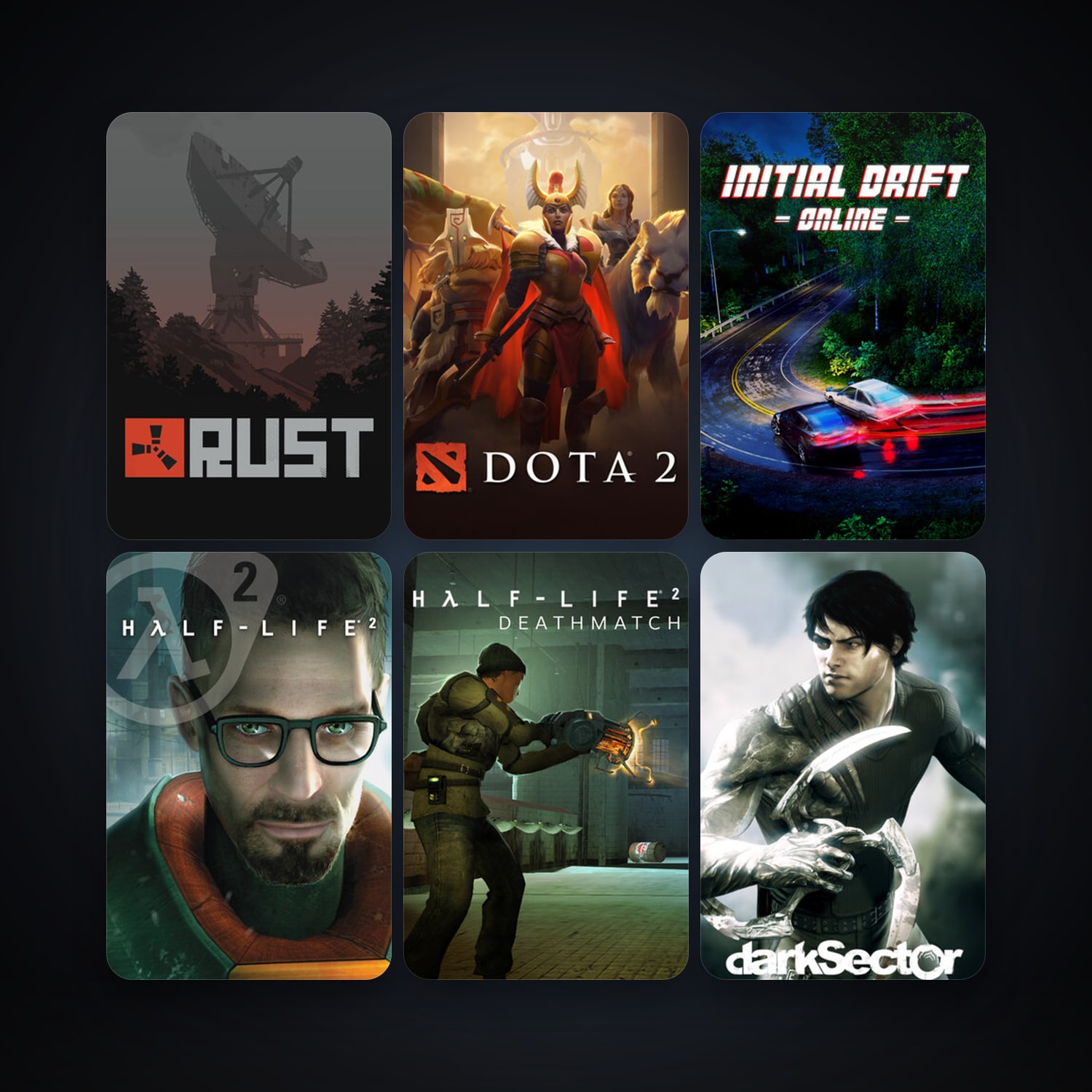 Steam account — Half-Life 2 + Half-Life 2: Deathmatch, 111 games, Steam 11, clean — HabibiAccounts