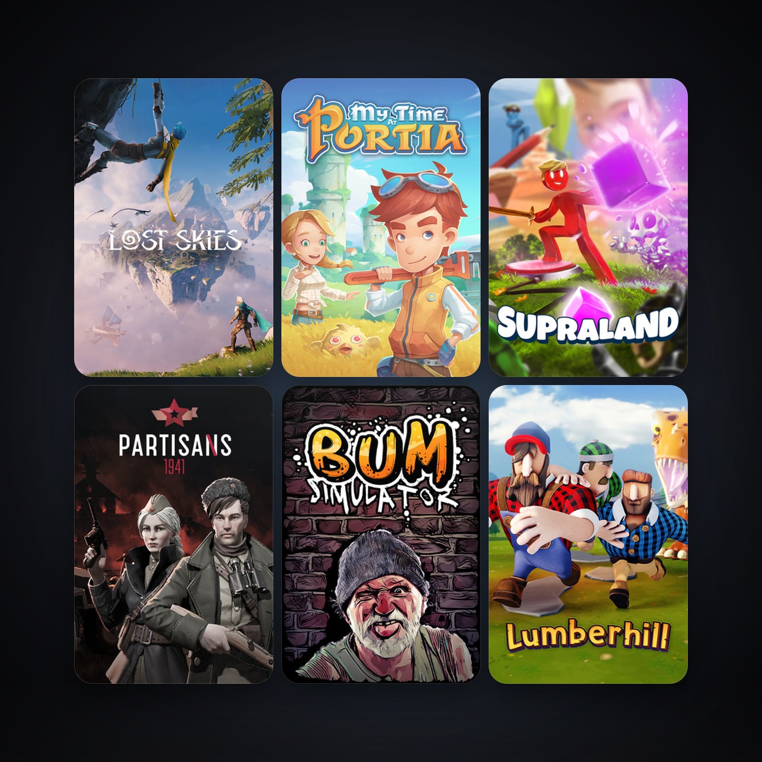 My Time At Portia + Supraland, 8 games, clean — HabibiAccounts