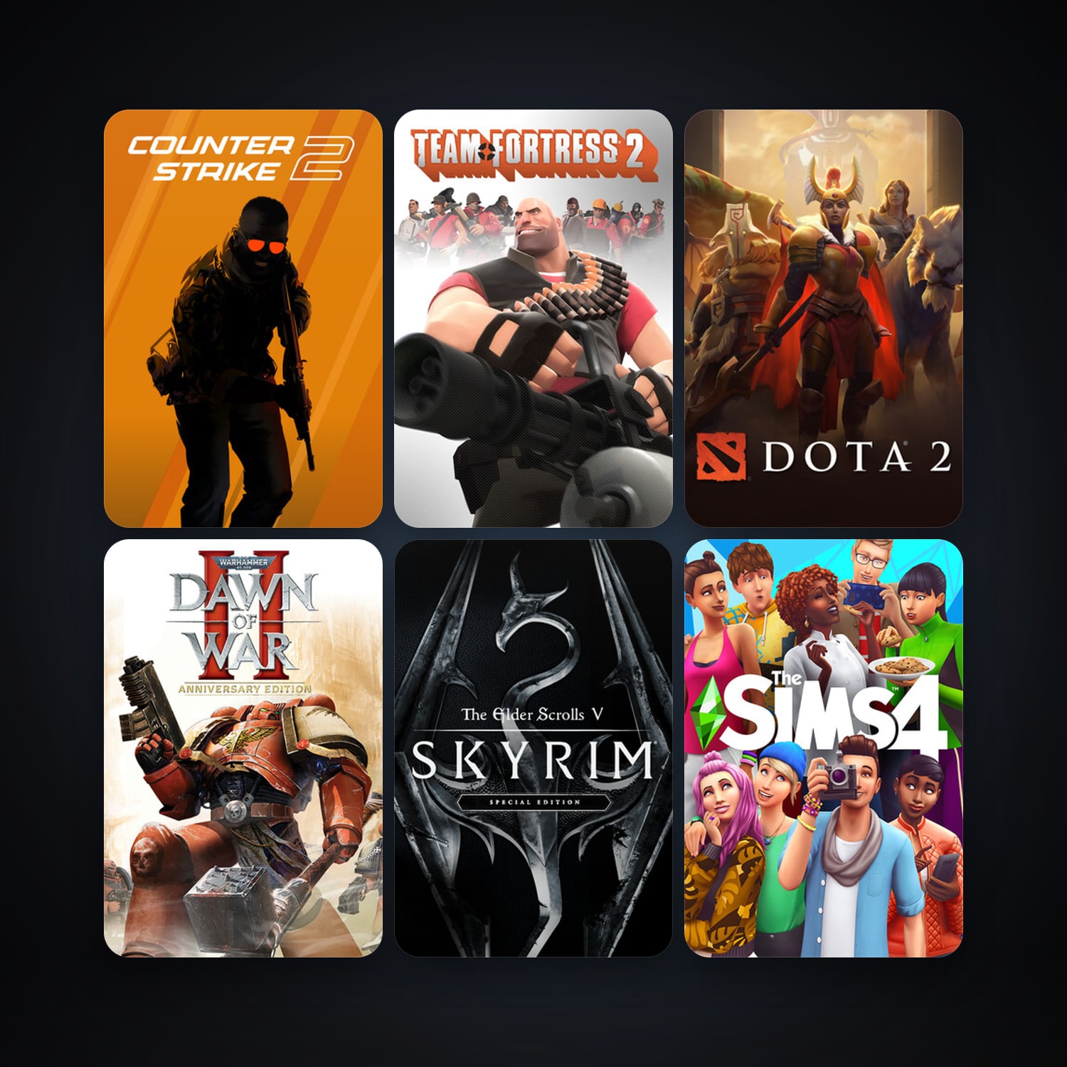 Team Fortress 2 + Dota 2, 237 games, Steam 39, clean — HabibiAccounts