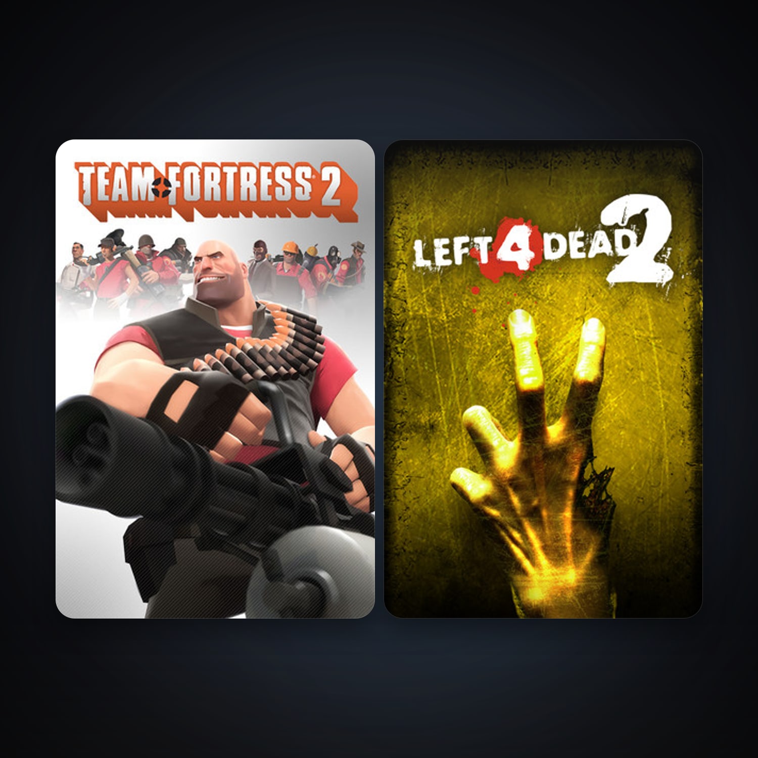 Team Fortress 2 + Left 4 Dead 2, 2 games, clean — HabibiAccounts