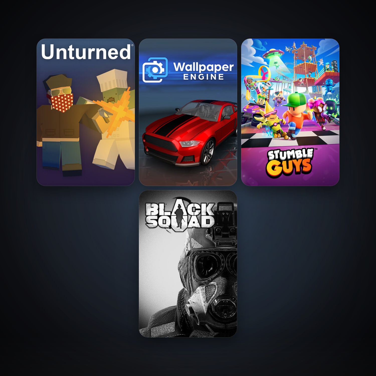 Unturned + Wallpaper Engine, 5 games, clean — HabibiAccounts