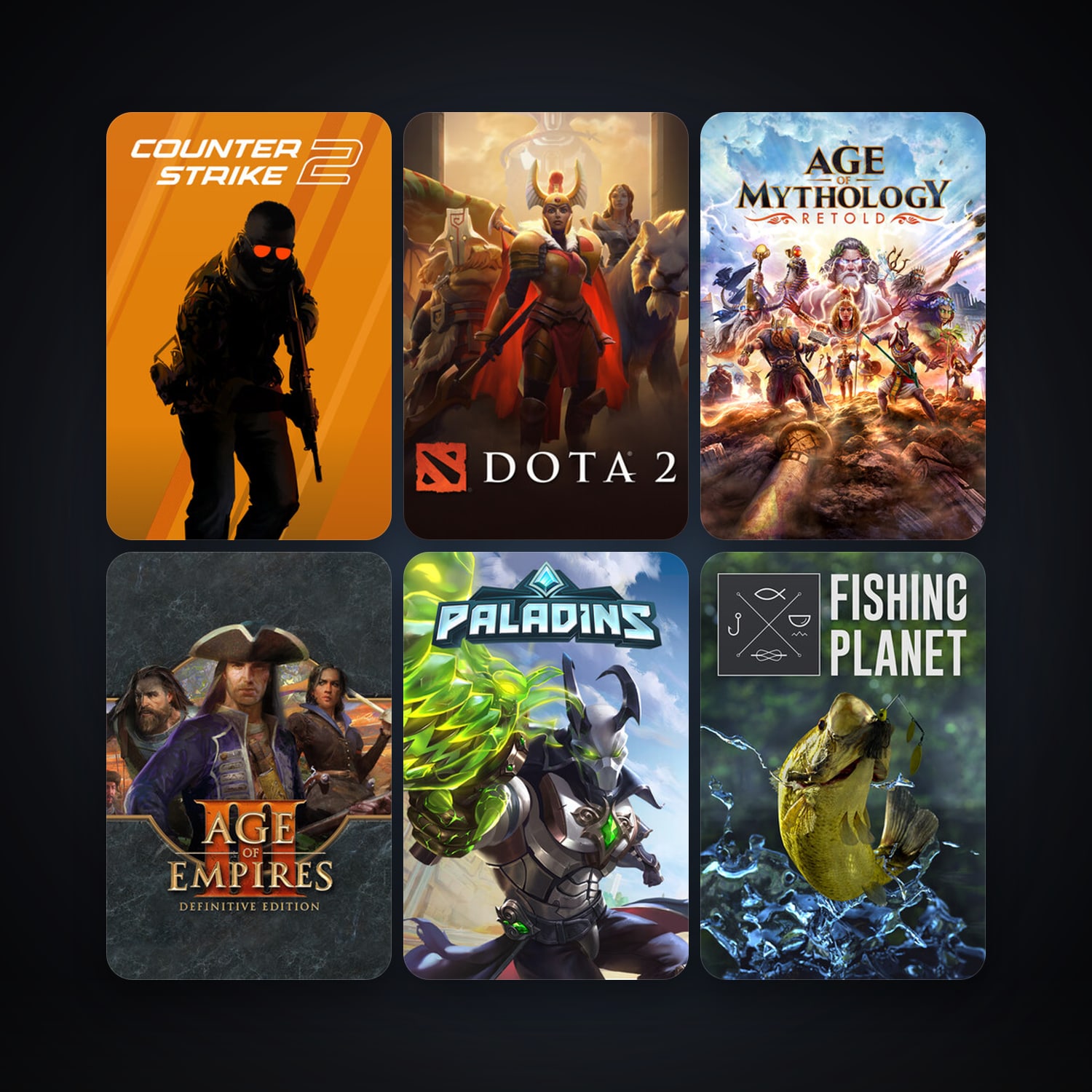 Dota 2 + CS2 Prime, 6 games, clean — HabibiAccounts