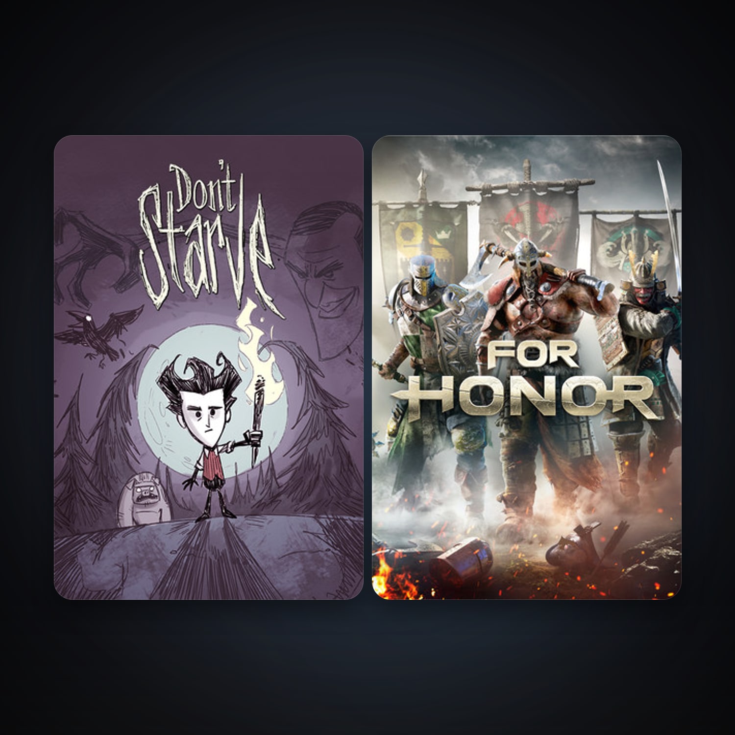 Don't Starve + FOR HONOR, 3 games, clean — HabibiAccounts