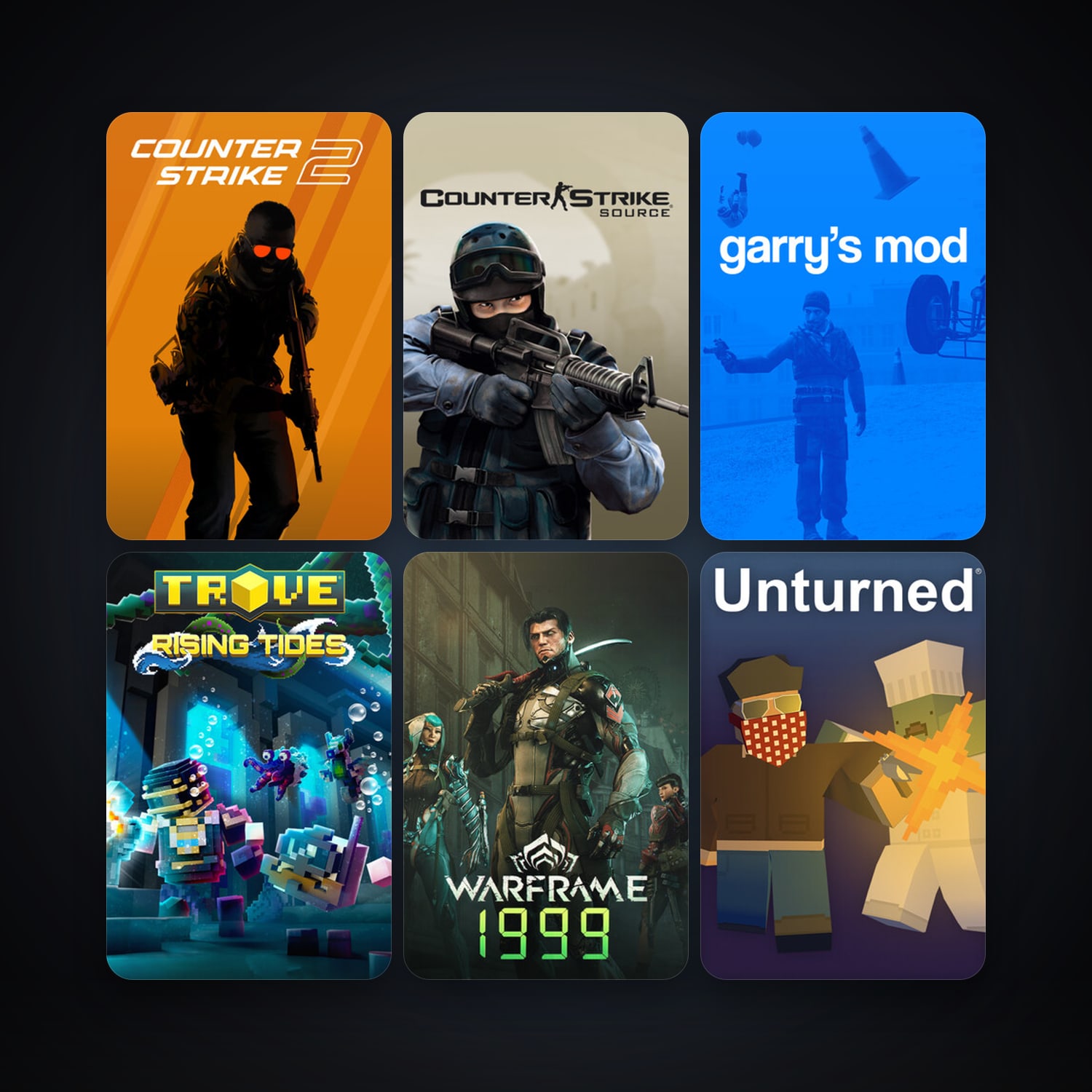 Counter-Strike: Source + CS2 Prime, 12 games, clean — HabibiAccounts