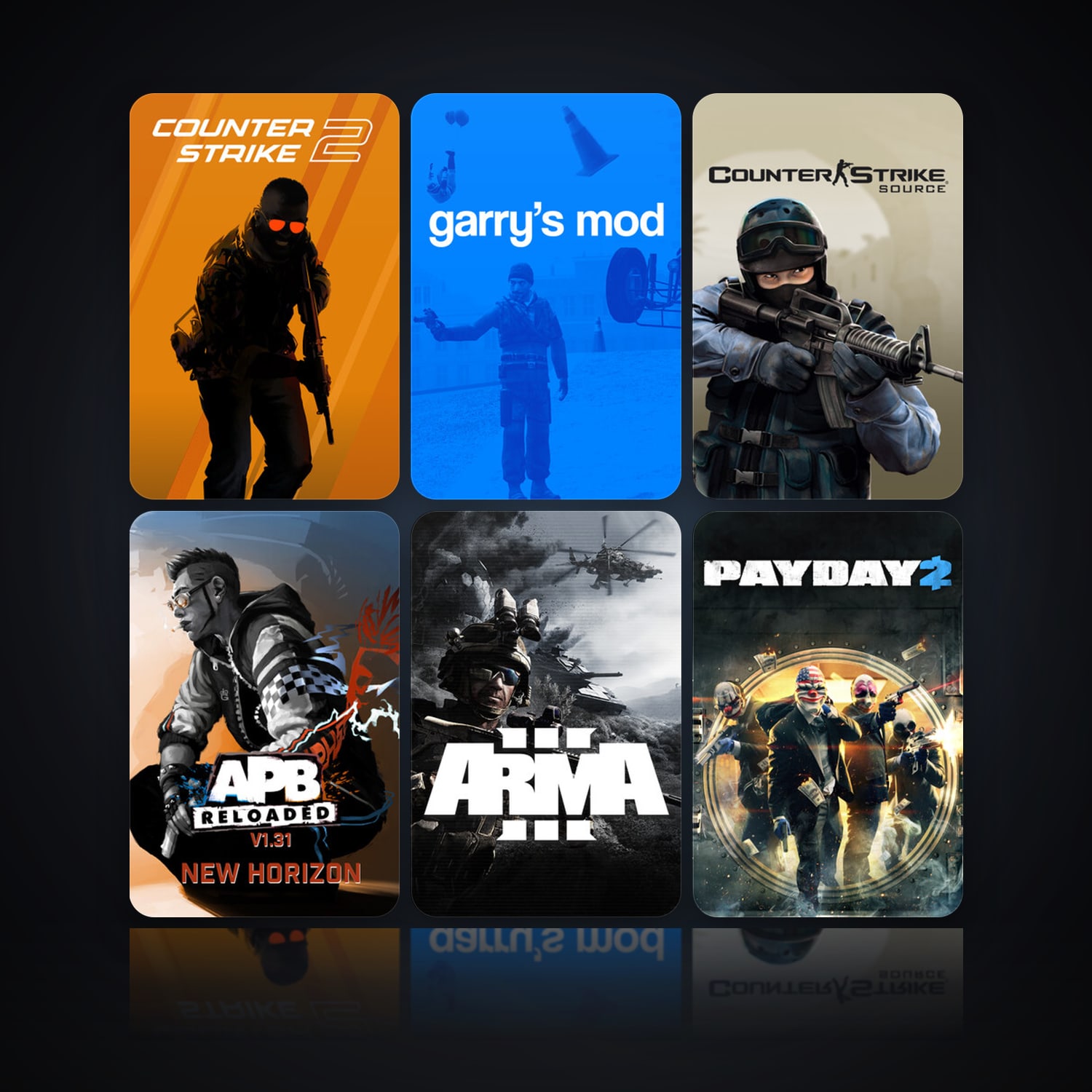 CS2 Prime & Garry's Mod | 11 Games | Clean — HabibiAccounts