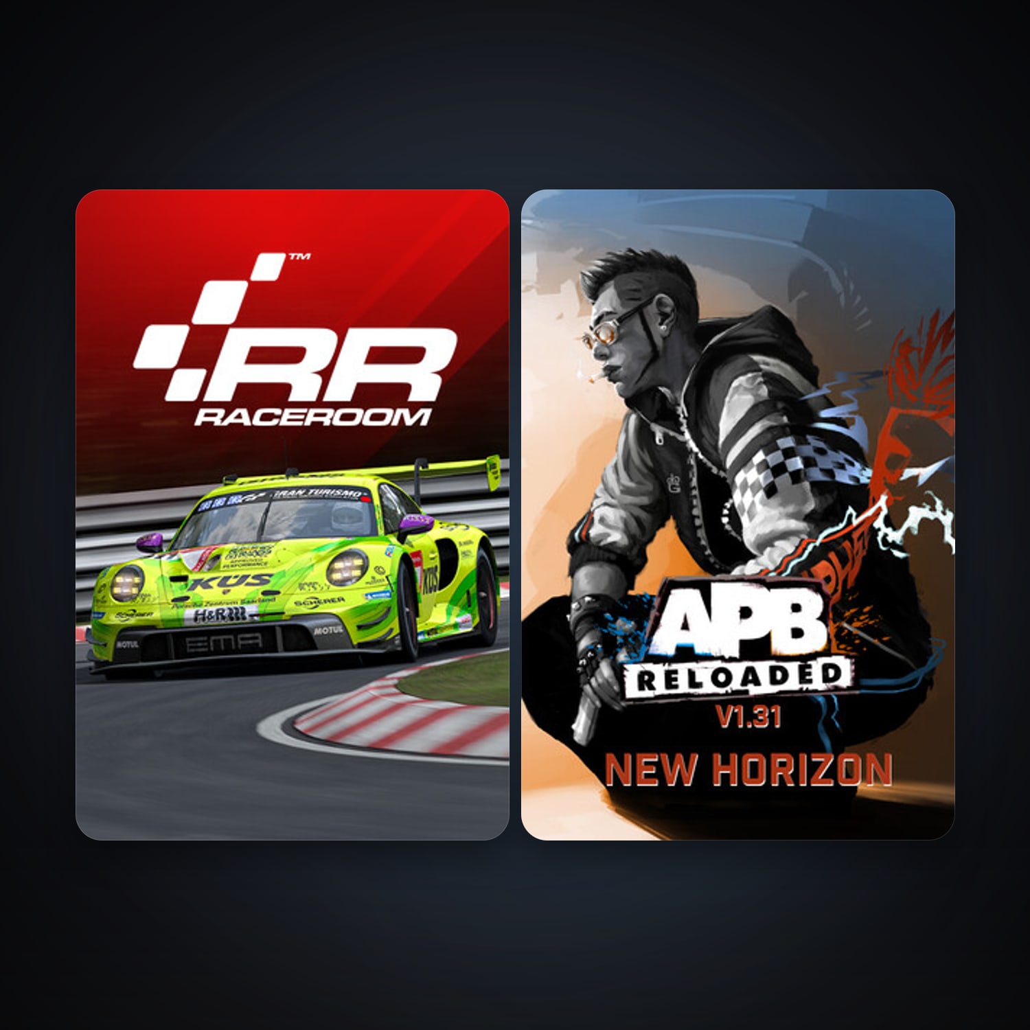 RaceRoom Racing Experience & APB Reloaded — HabibiAccounts