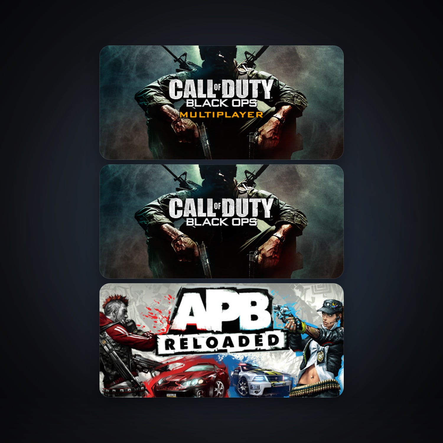 Call of Duty: Black Ops + Call of Duty: Black Ops Multiplayer, 6 games, clean — HabibiAccounts