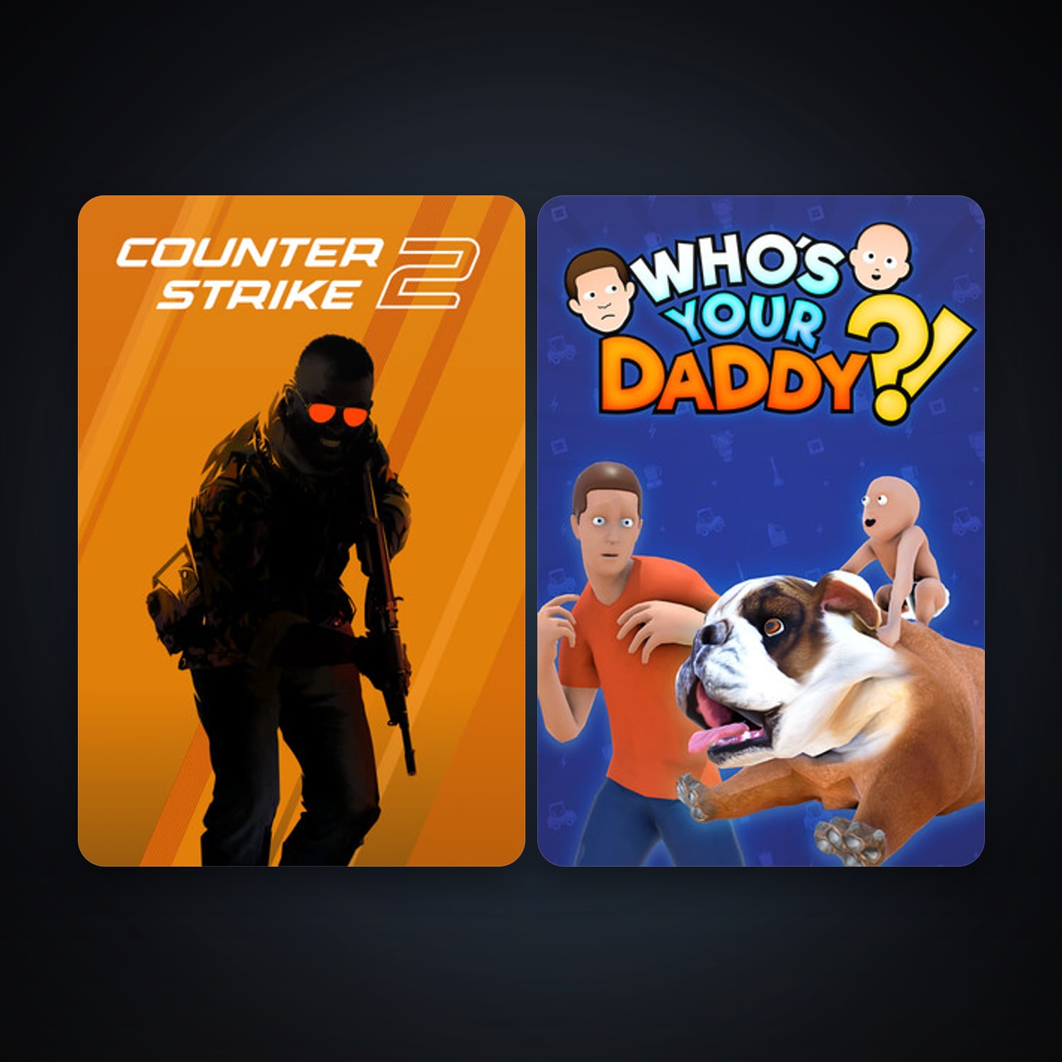 CS2 Prime + Who's Your Daddy, 2 games, clean — HabibiAccounts