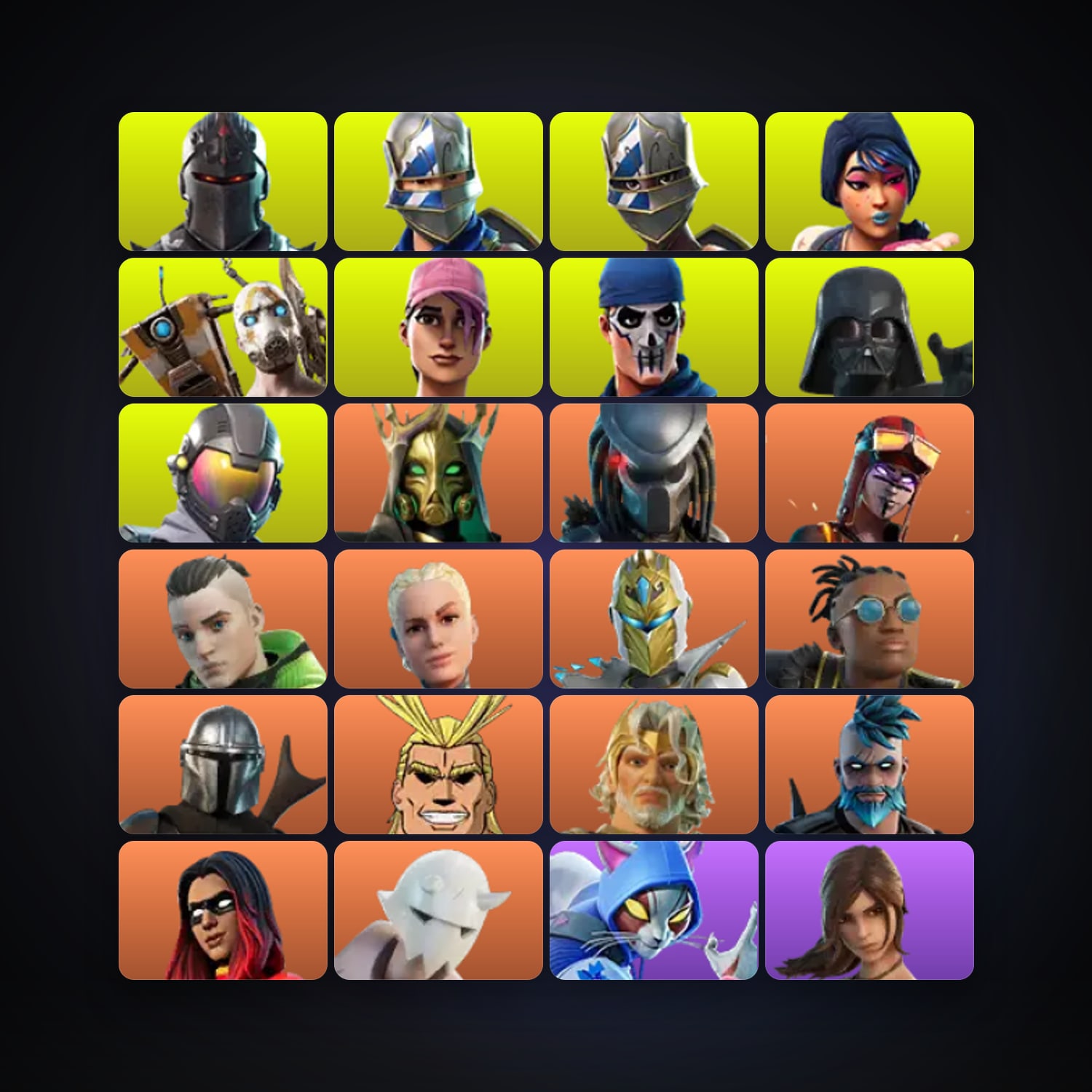 Fortnite | 132 Skins | 650 V-Bucks | Level 2535 | 497 Wins — HabibiAccounts