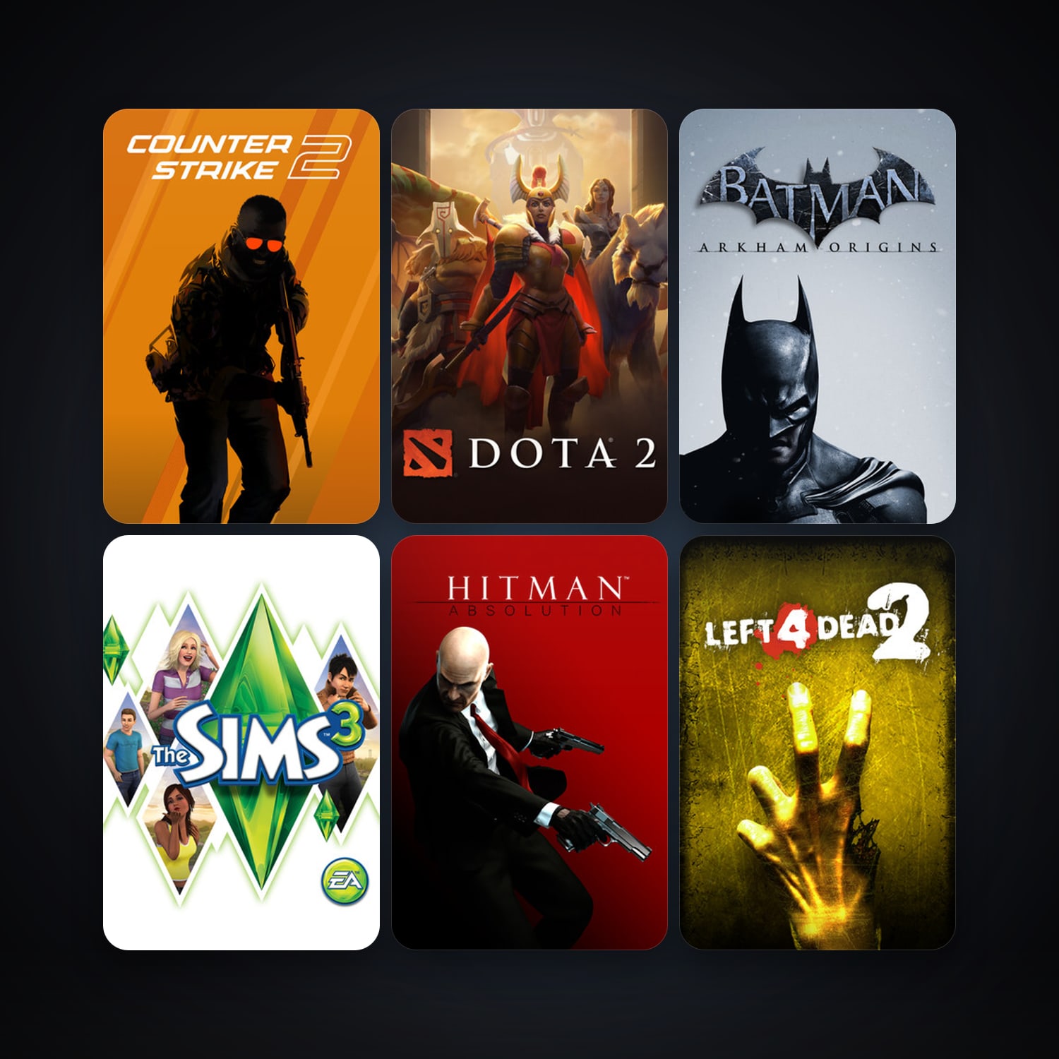 Day of Defeat + Left 4 Dead 2, 36 games, Steam 12, clean — HabibiAccounts