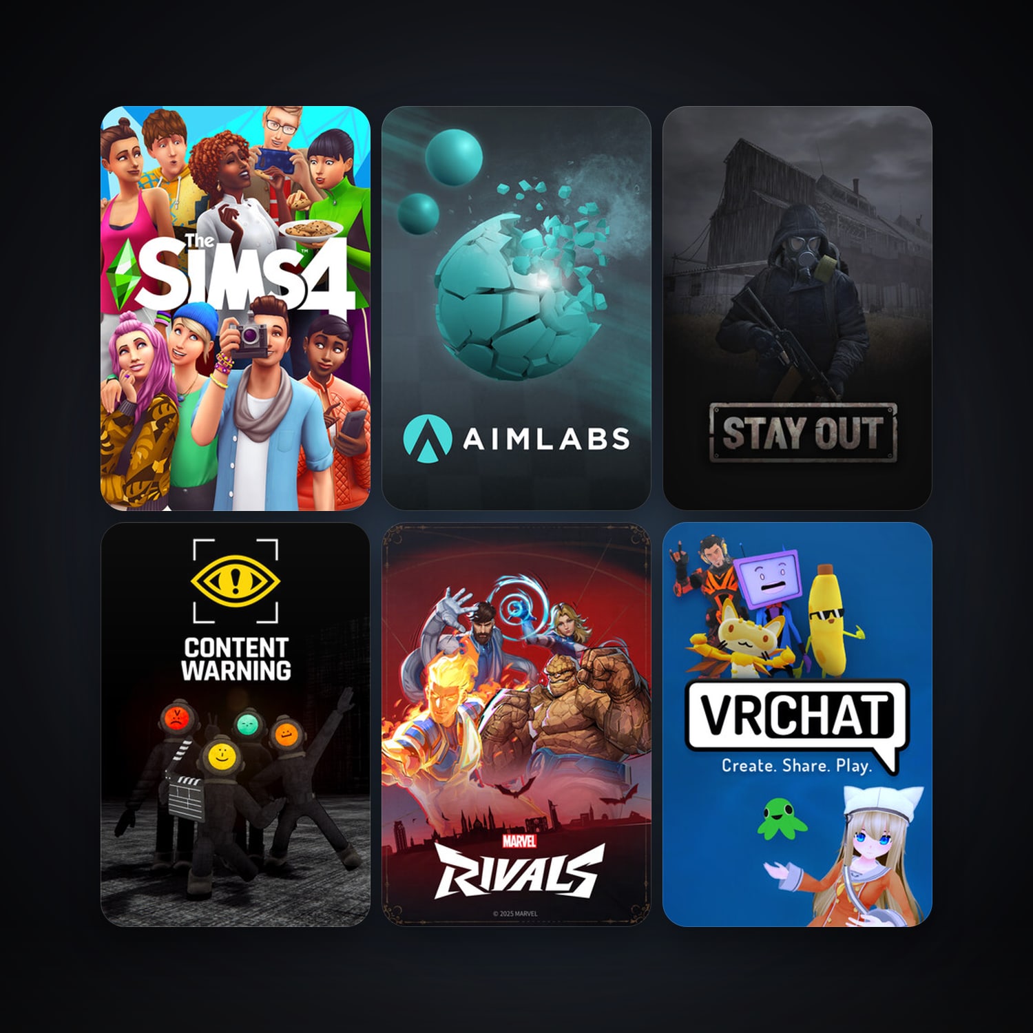 VRChat + Paladins, 23 games, clean — HabibiAccounts
