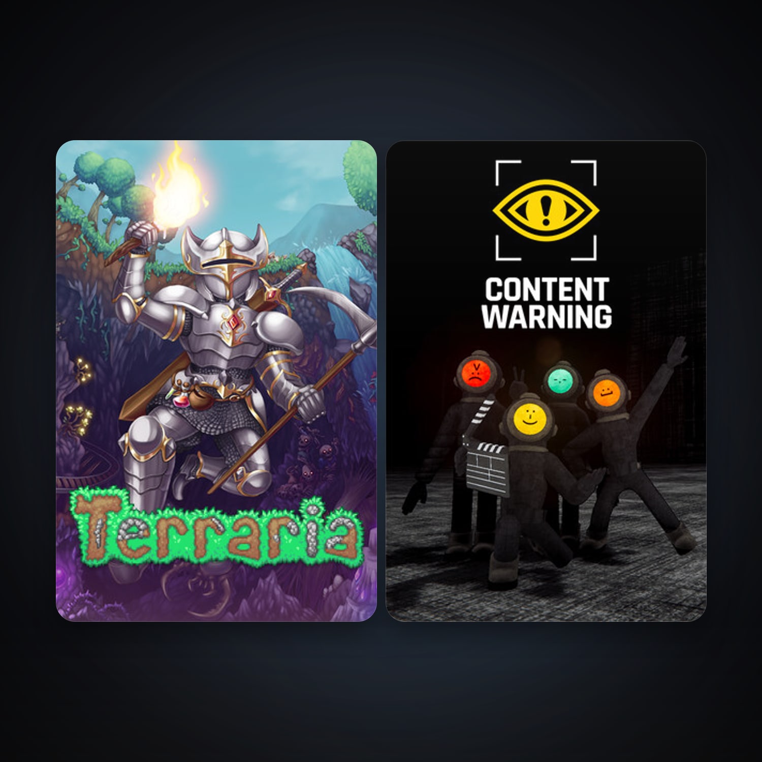 Terraria + Content Warning, 3 games, clean — HabibiAccounts