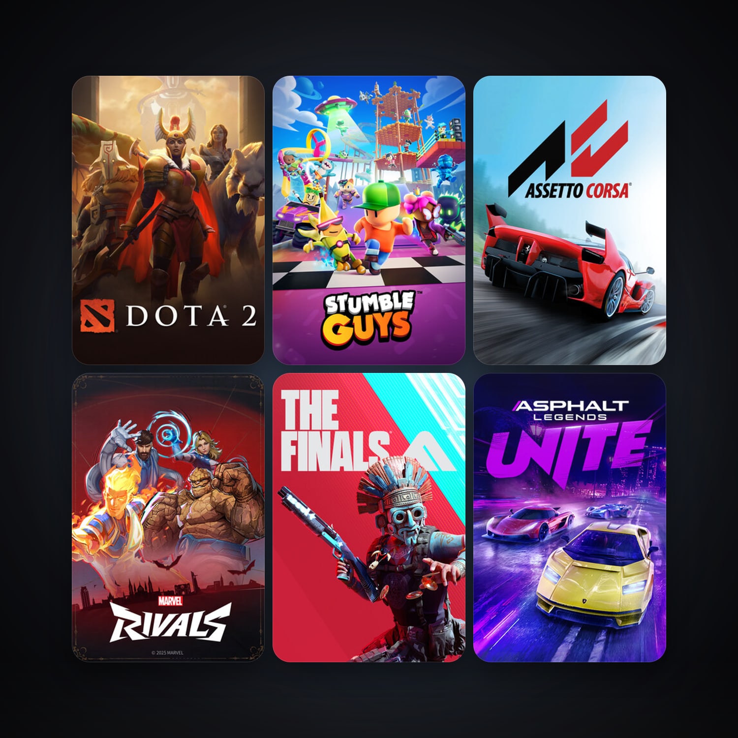 Dota 2 + Assetto Corsa, 20 games, clean — HabibiAccounts