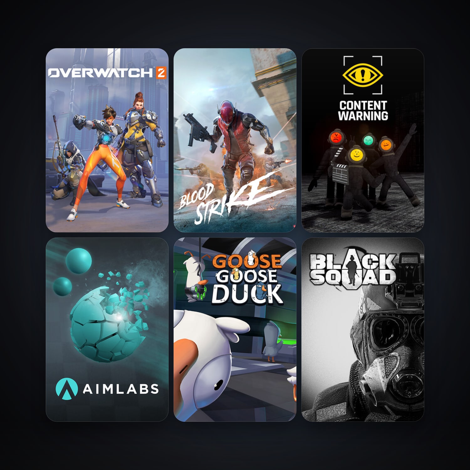 Black Squad + Aimlabs, 12 games, clean — HabibiAccounts