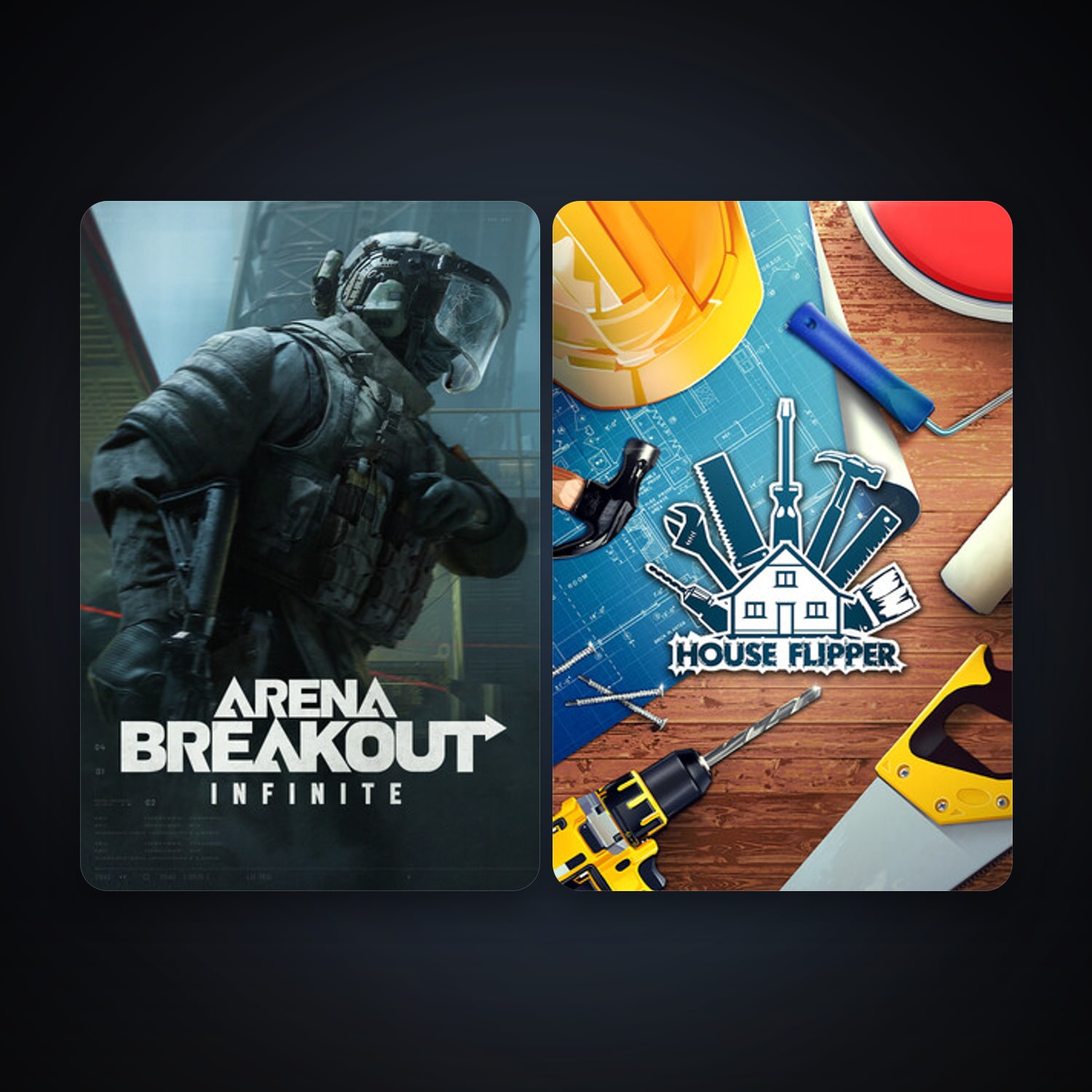 House Flipper + LEGO Voyagers, 11 games, clean — HabibiAccounts