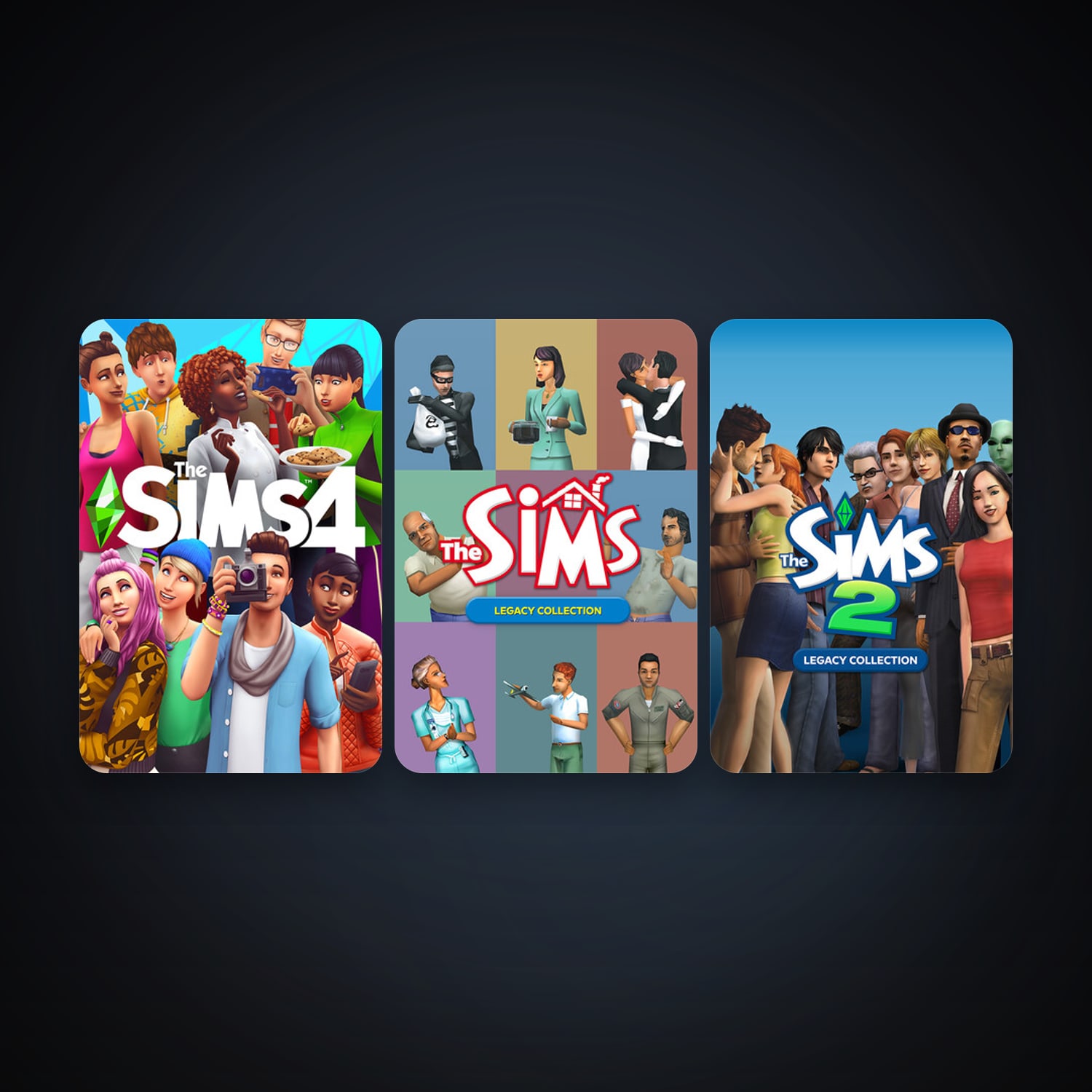 The Sims 4 + The Sims Legacy Collection, 3 games, clean — HabibiAccounts