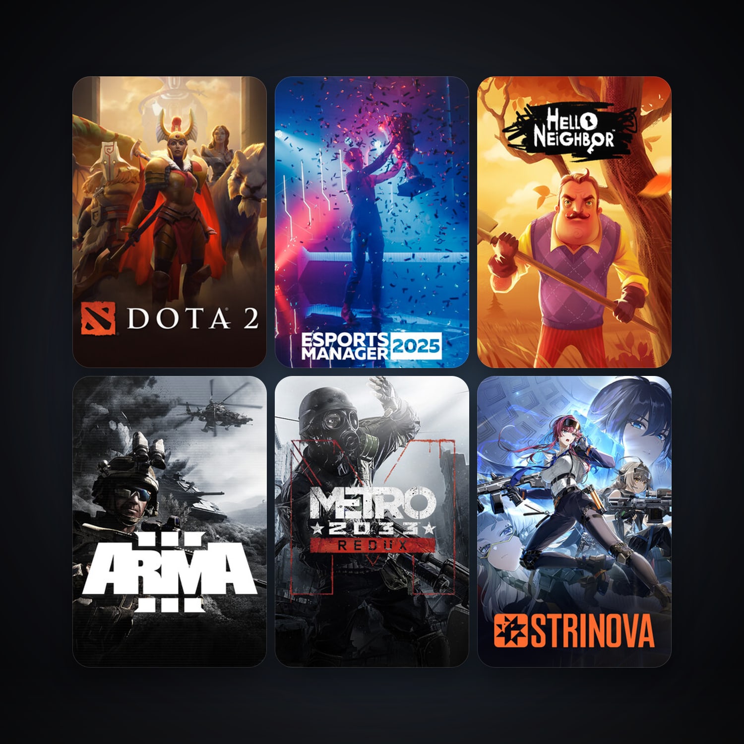 Dota 2 + Arma 3, 17 games, clean — HabibiAccounts