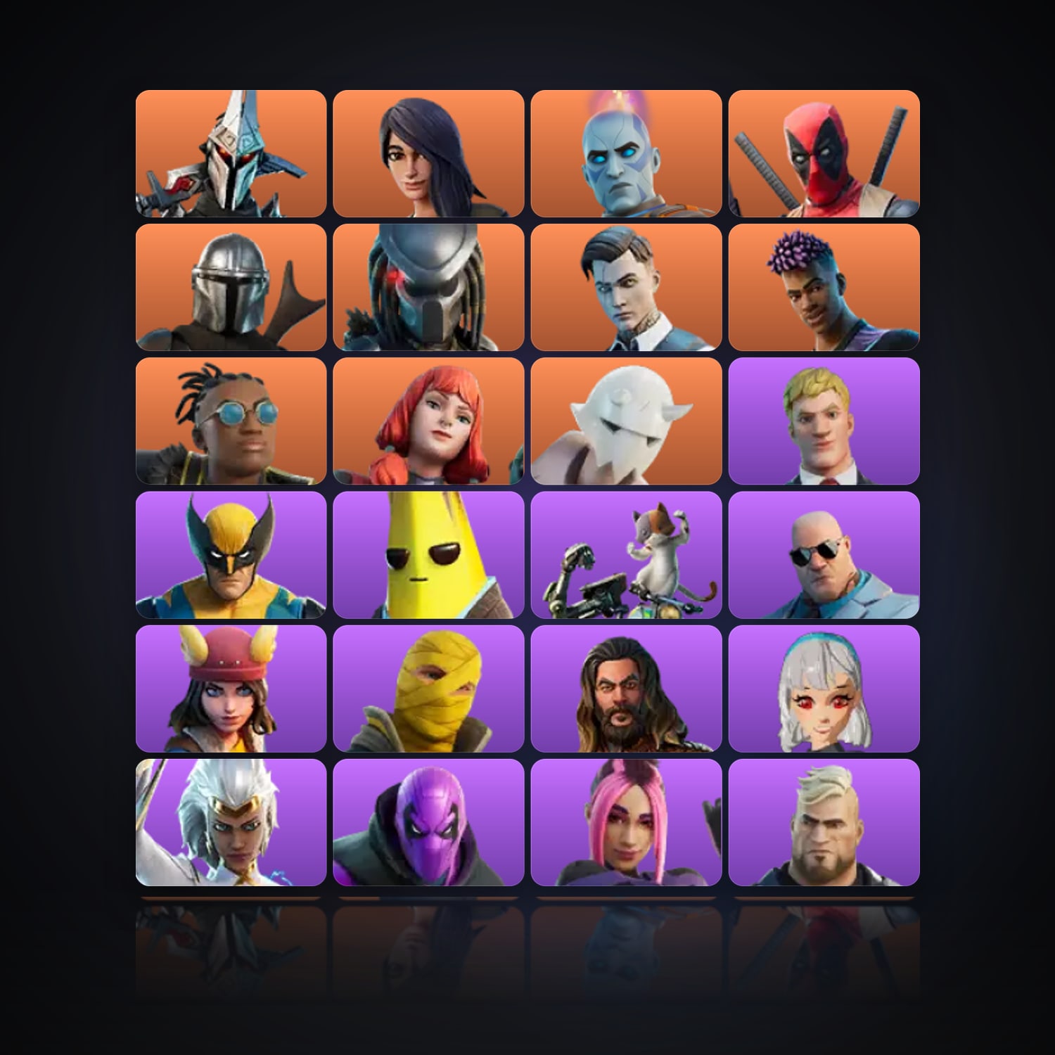 Fortnite | 60 Skins | 100 V-Bucks | Level 957 | 58 Wins — HabibiAccounts