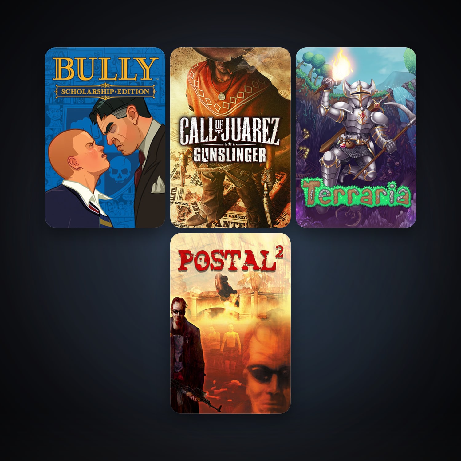 Bully: Scholarship Edition + Terraria, 6 games, clean — HabibiAccounts