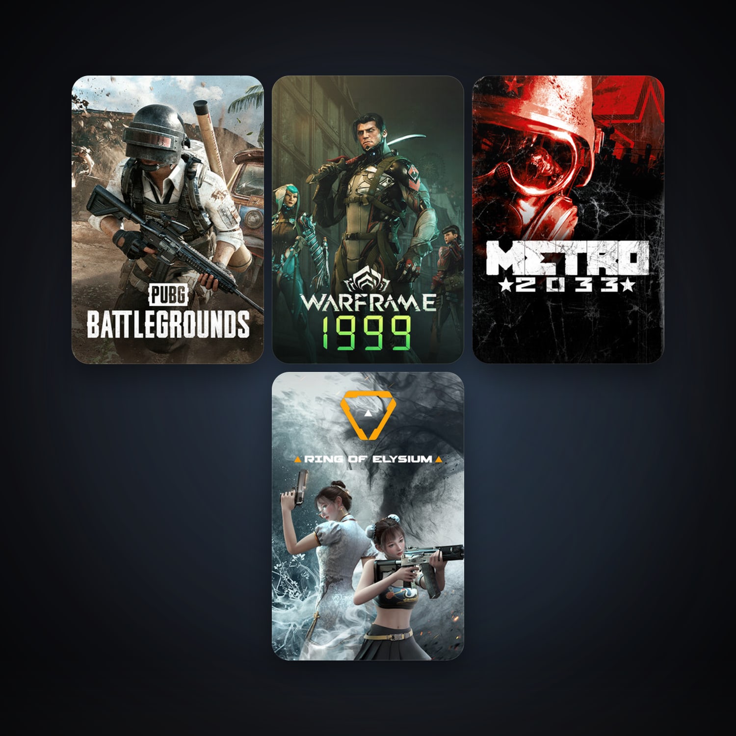 Metro 2033 + Warframe, 6 games, clean — HabibiAccounts