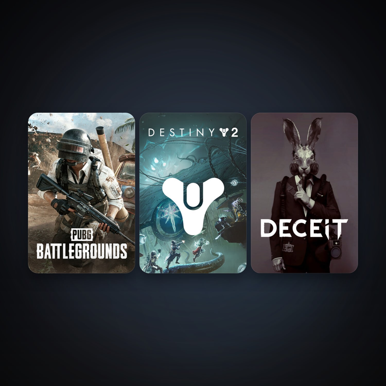 Deceit + PUBG: BATTLEGROUNDS, 7 games, clean — HabibiAccounts