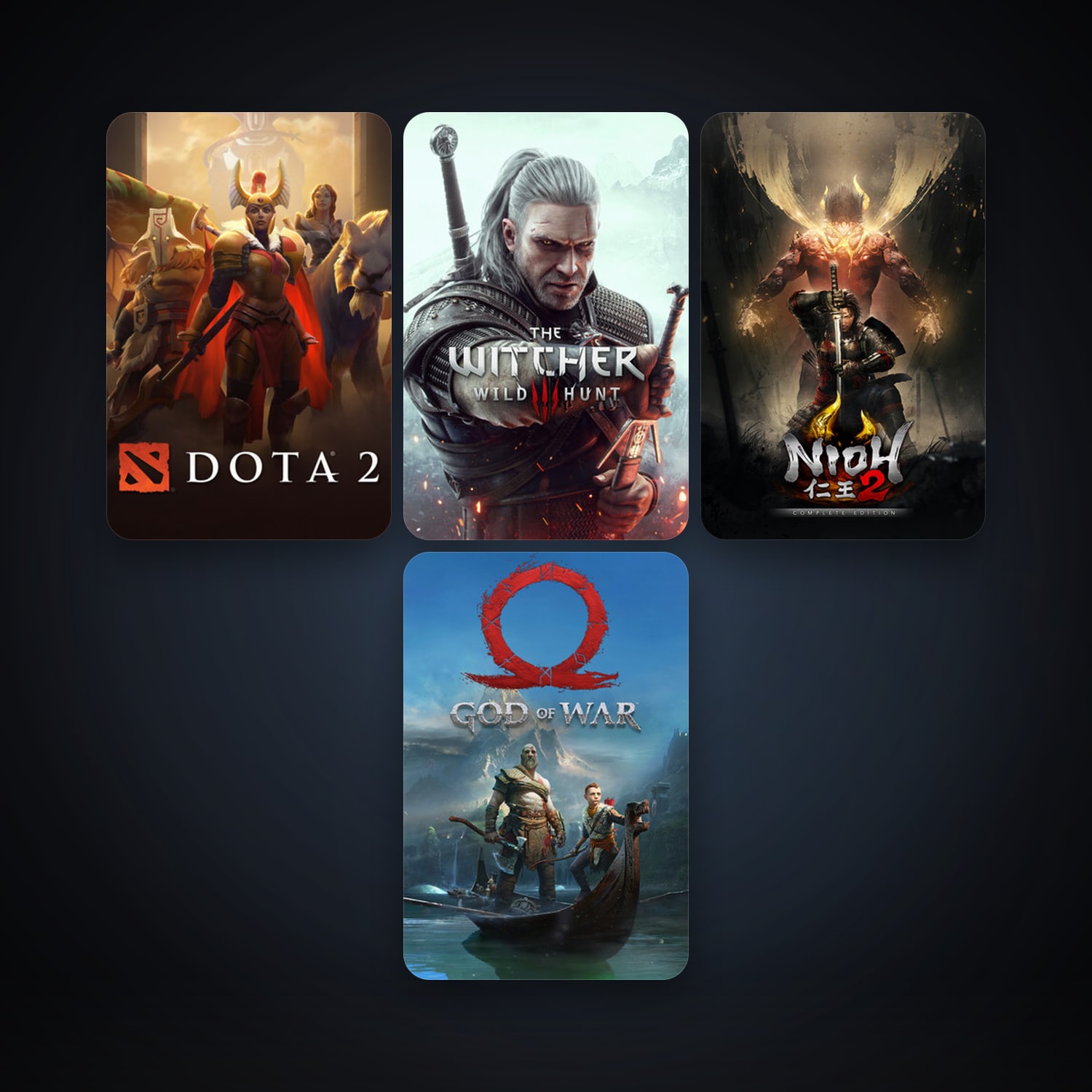 Dota 2 + The Witcher 3: Wild Hunt, 14 games, clean — HabibiAccounts