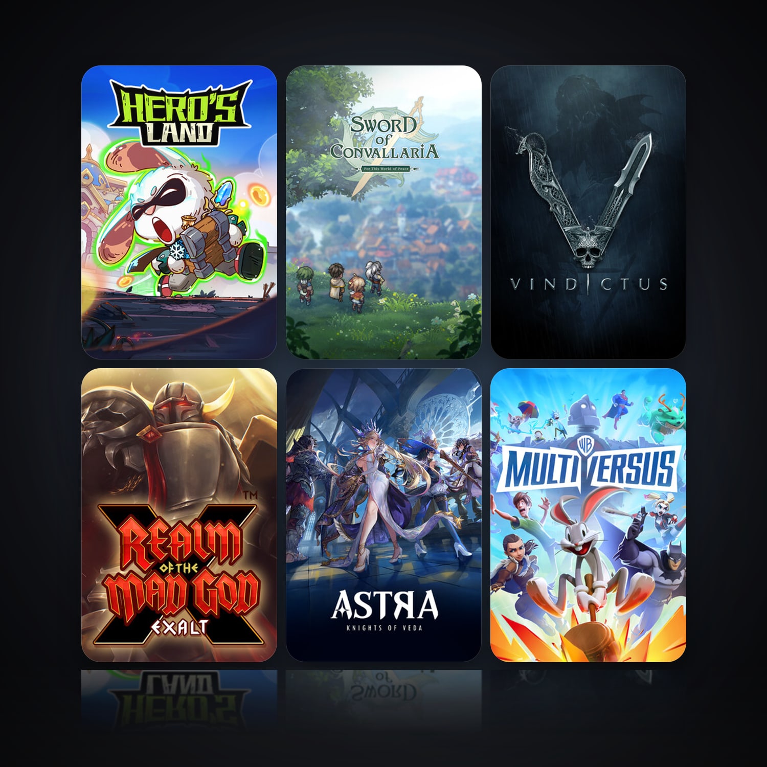 Hero's Land & Sword of Convallaria | 86 Games | Clean — HabibiAccounts